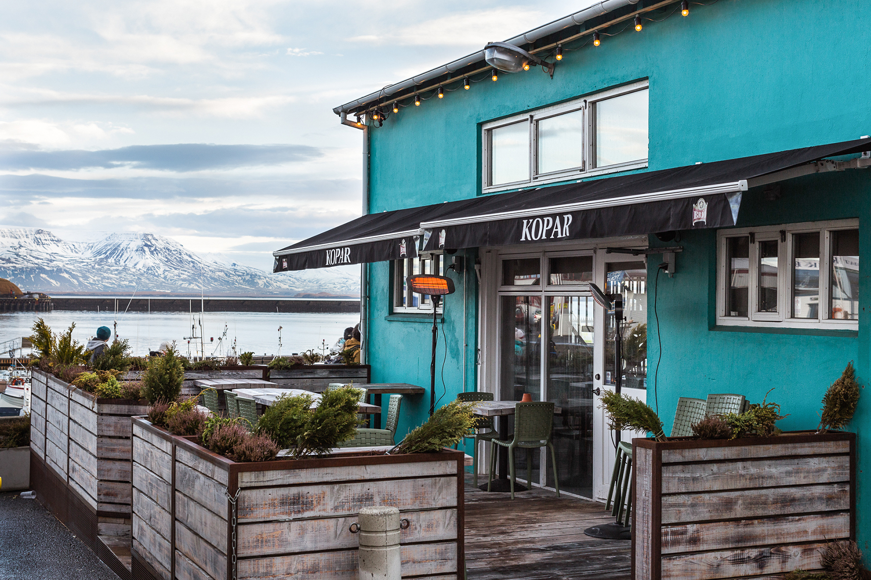 Europe, Iceland, Kopar restaurant Reykjavik 