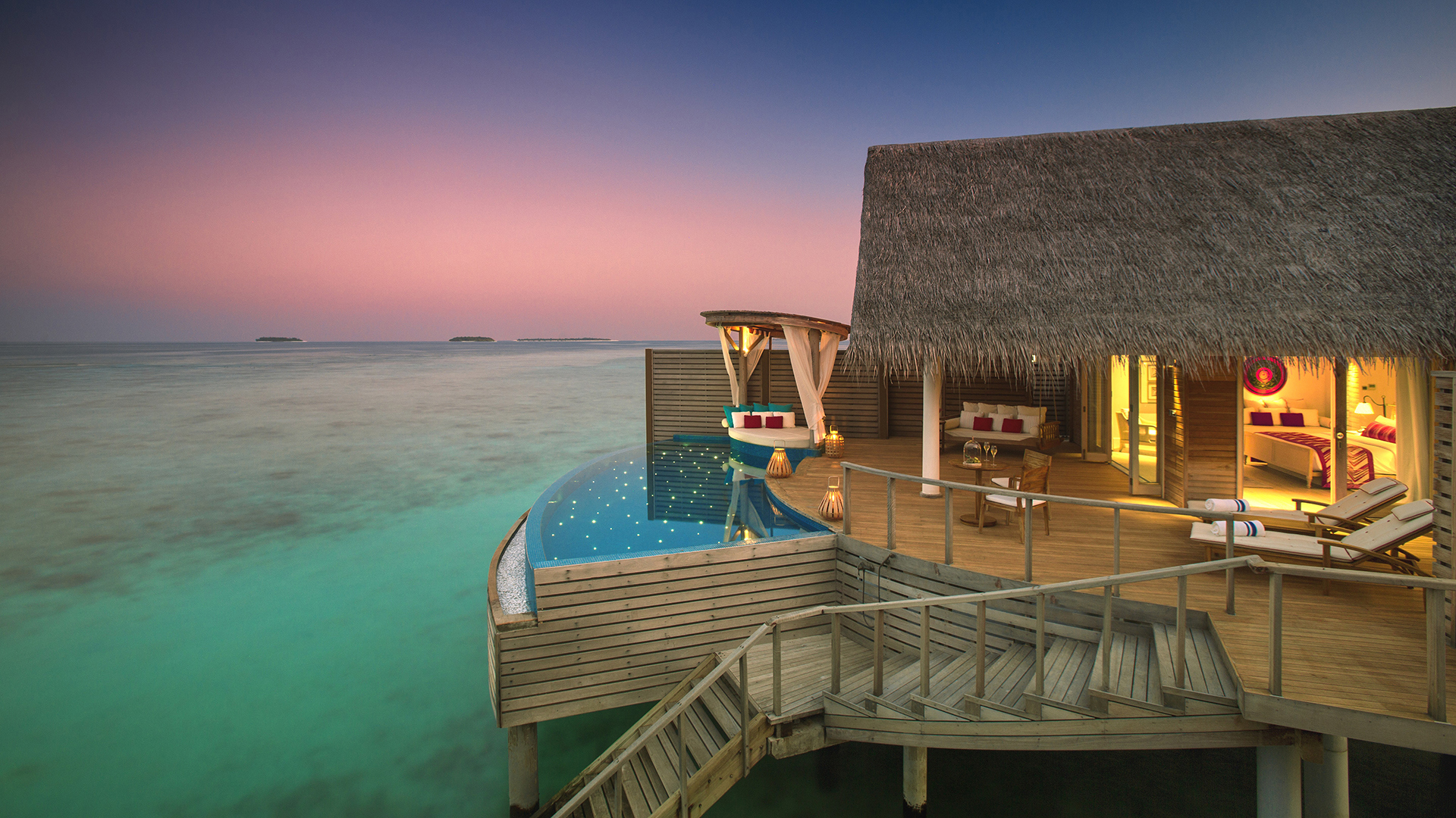 Indian Ocean, Maldives, Milaidhoo, Pool Villa Exterior