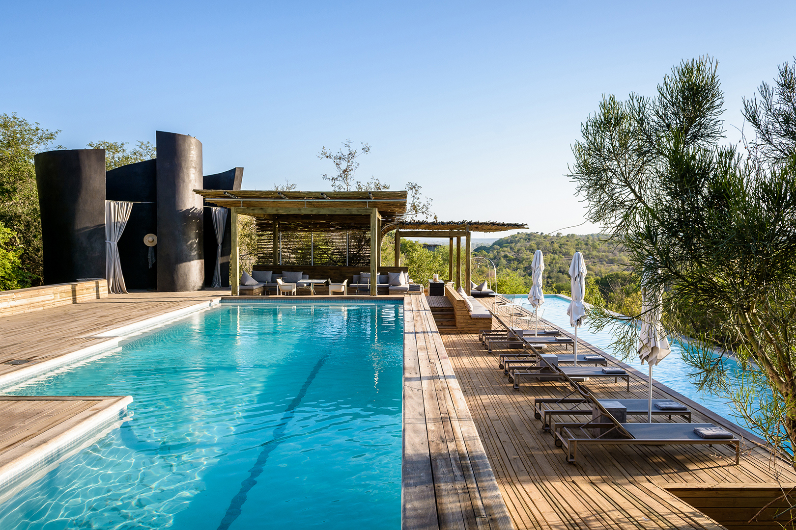  Africa, South Africa, Lebombo Lodge at Singita Private Game Reserve, Pool