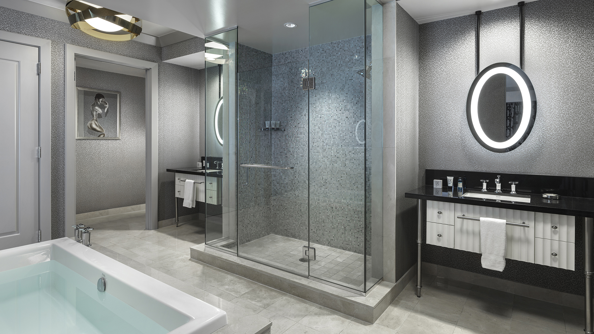  North America & Canada, Las Vegas, The Cosmopolitan of Las Vegas, Terrace Suite bathroom