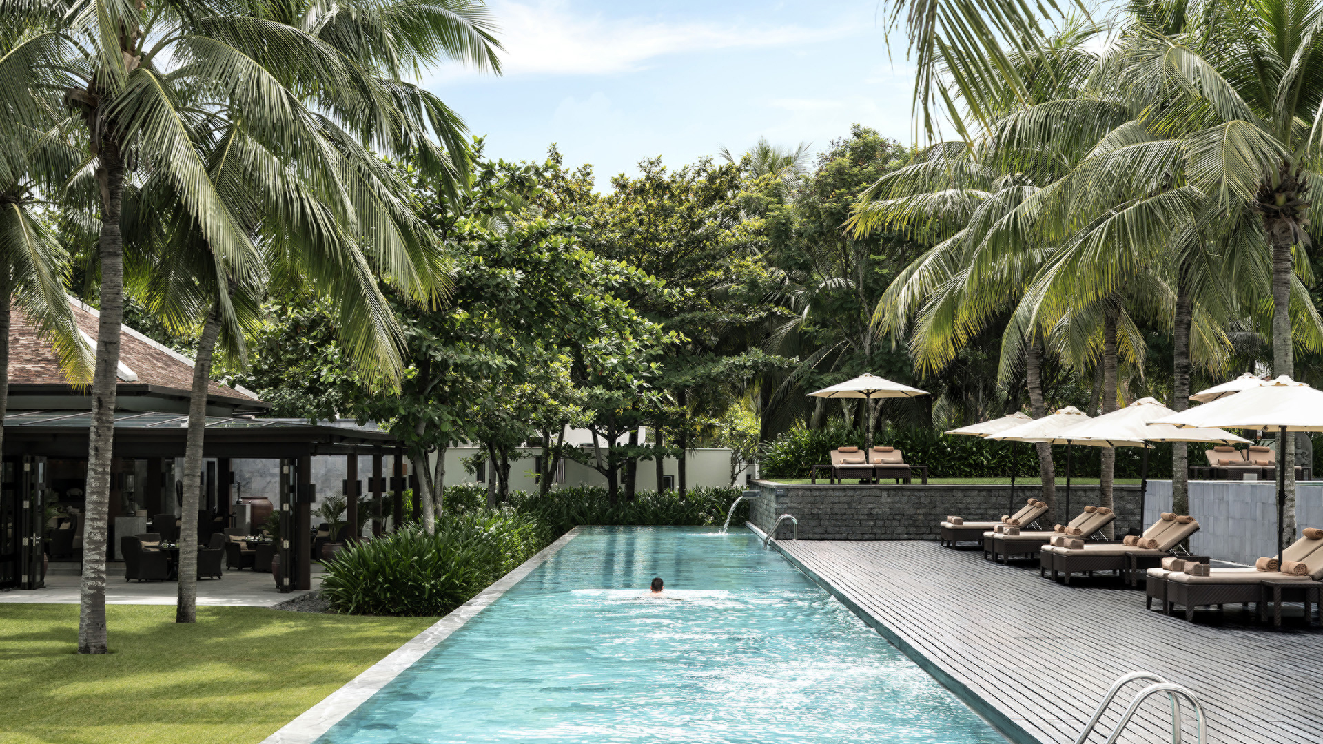 Asia, pool at Four Seasons Resort The Nam Hai, Vietnam