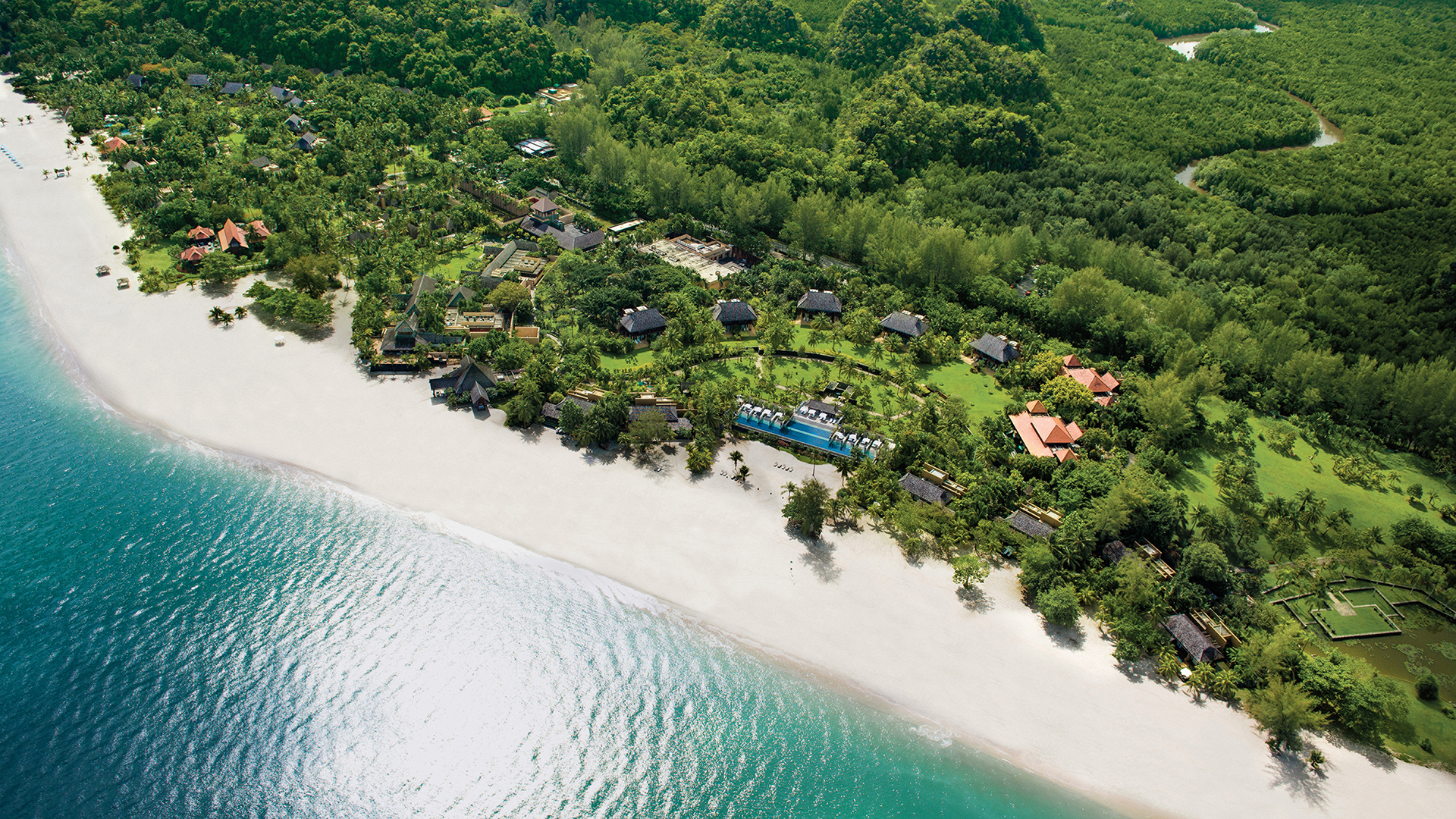 Worldwide, Malaysia & Borneo, Four Seasons Resort Langkawi, Aerial