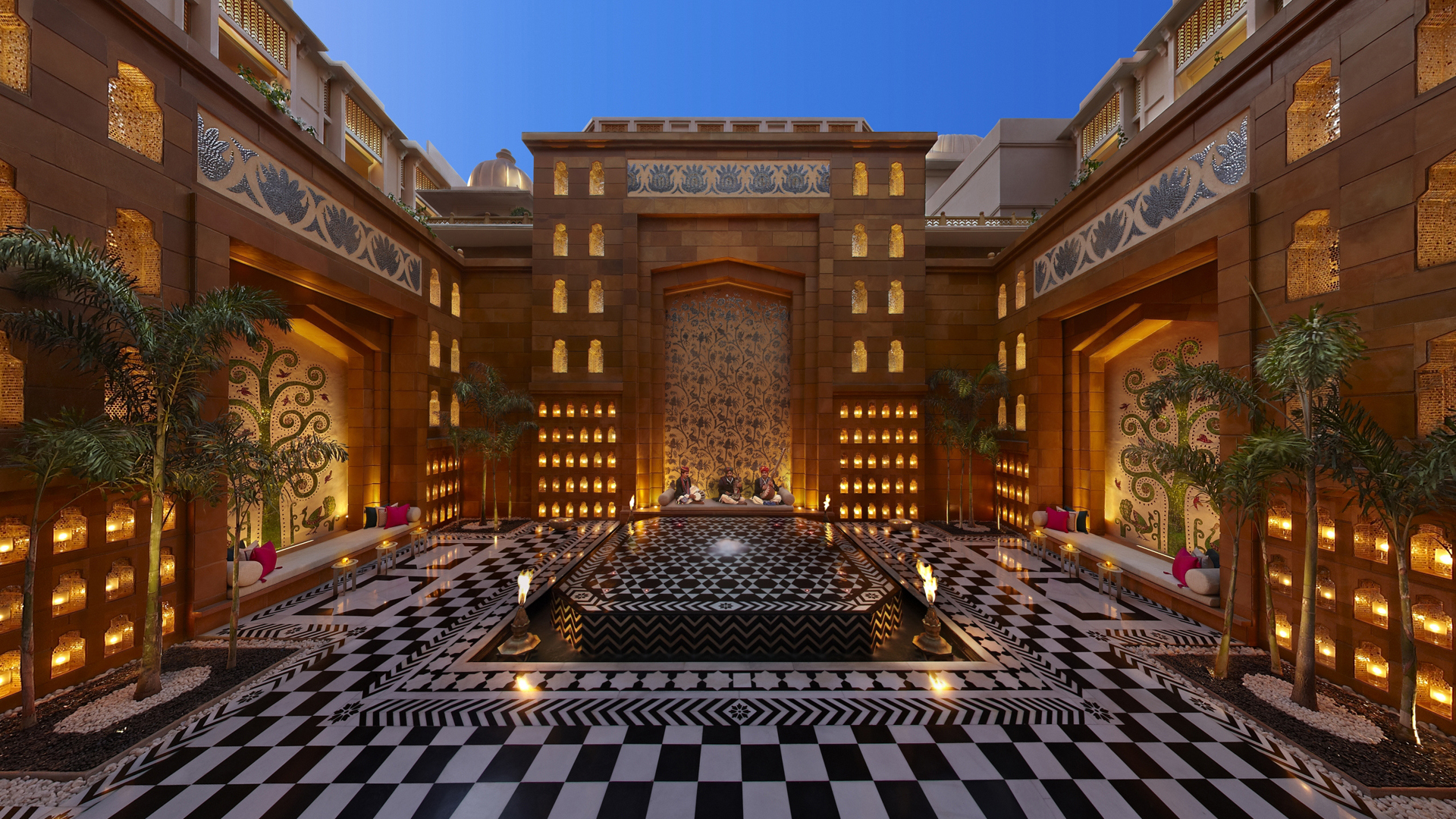 Worldwide, India, Leela udaipur, Inner courtyard