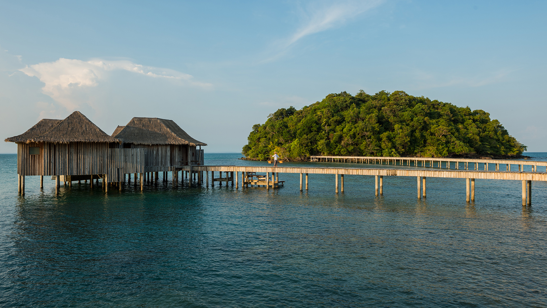 Worldwide, Cambodia, Song Saa Private Island, Overwater villa view