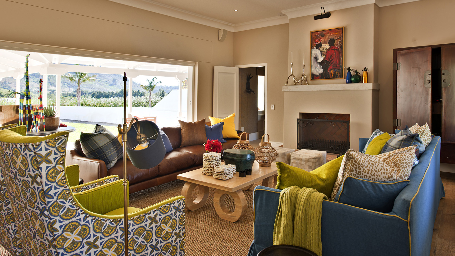  Africa, South Africa, La Cle De Montagners, Living Area 