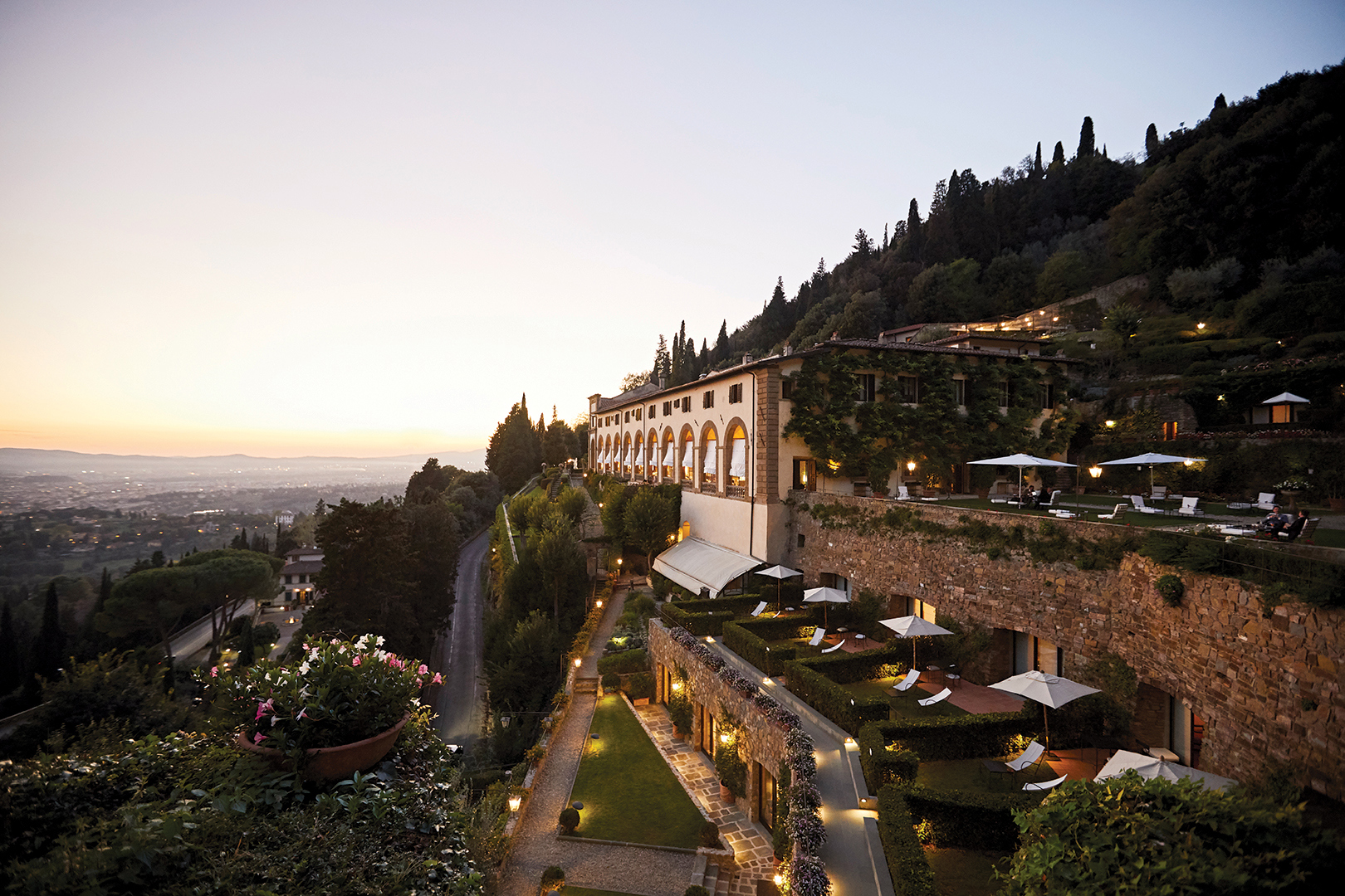 Europe, Italy, Florence, Villa San Michele, A Belmond Hotel, Florence, Exterior