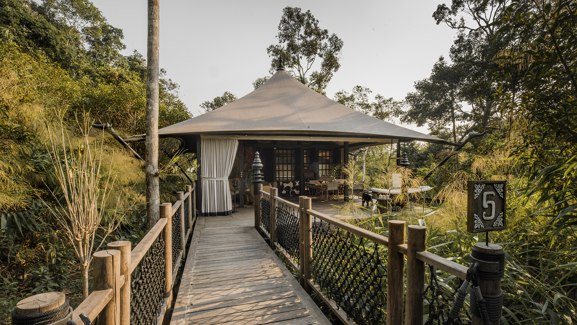  Worldwide, Cambodia, Bensley Collection - Shinta Mani Wild, Tent Walkway