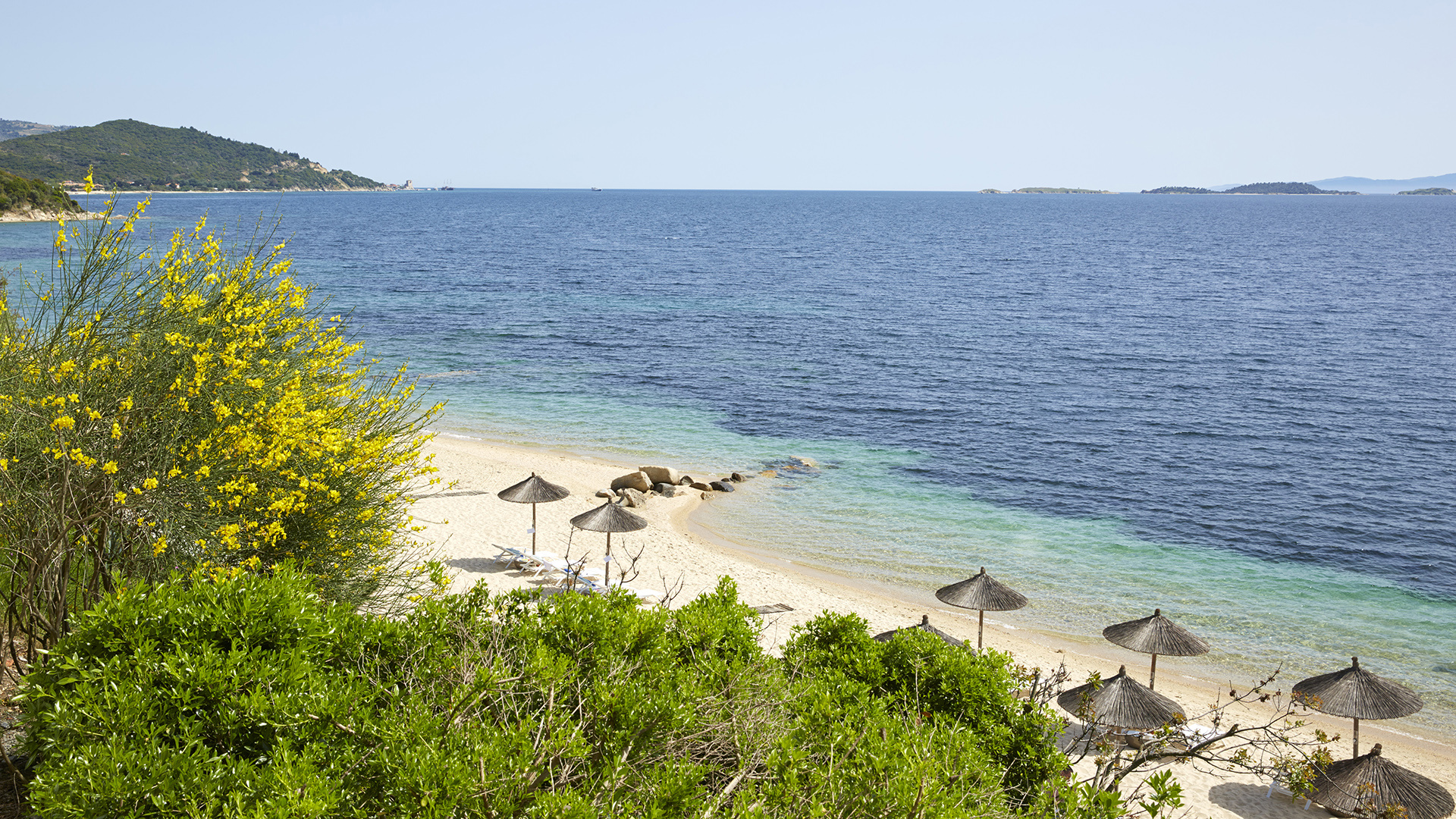 Europe, Greece, Halkidiki, Eagles Palace, Beach