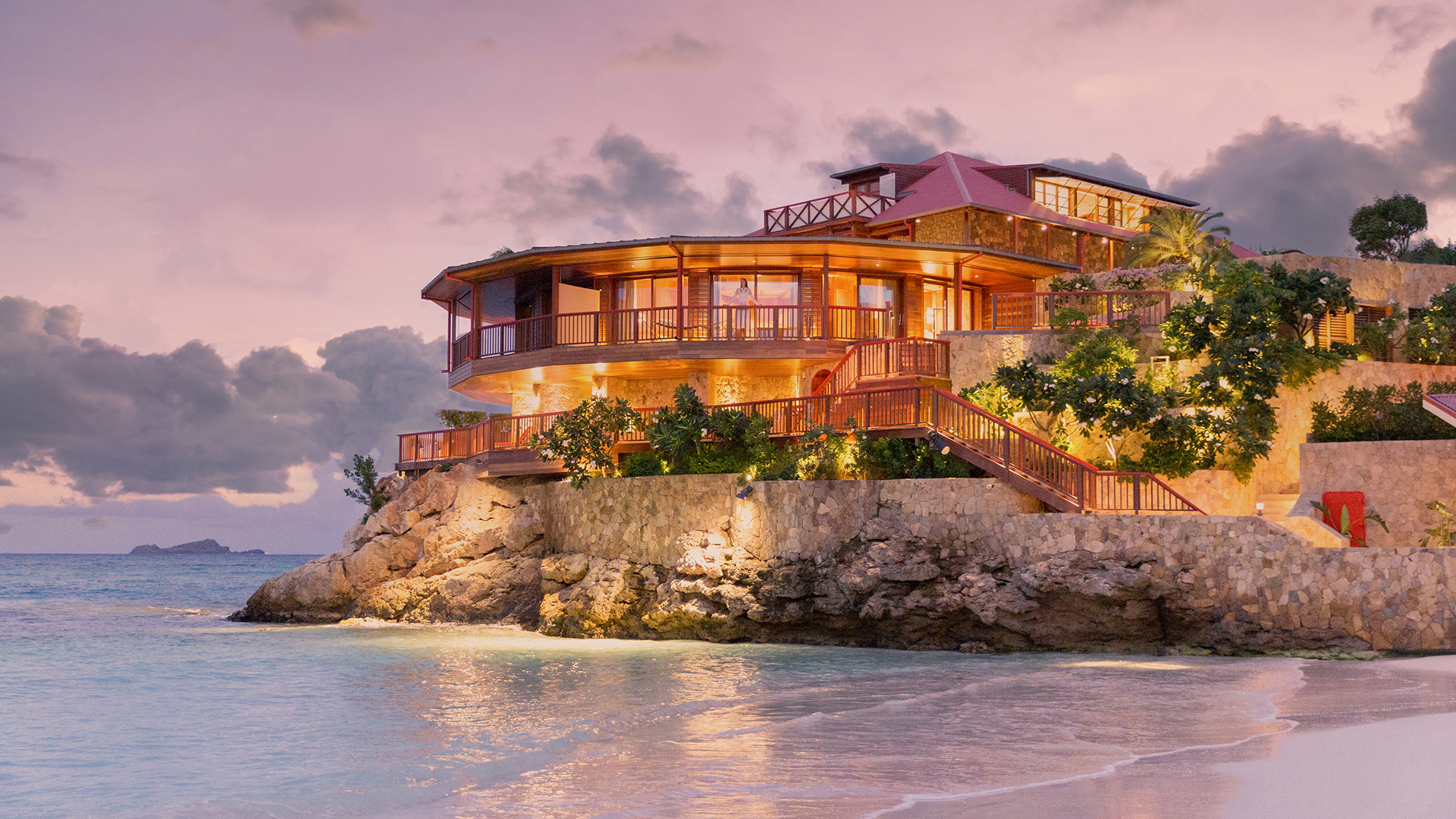 Caribbean, Bermuda & Mexico, St Barths, Eden Rock, Sunset View