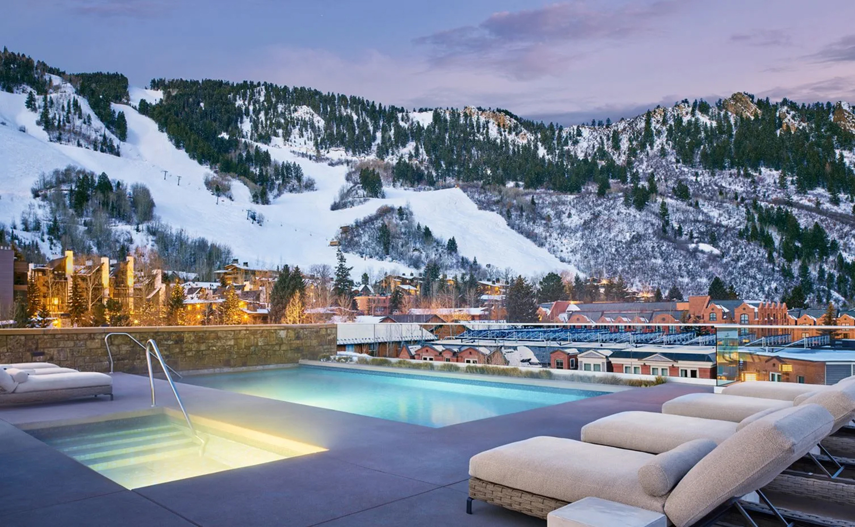 Europe Ski, Aspen, The Little Nell, Residences pool