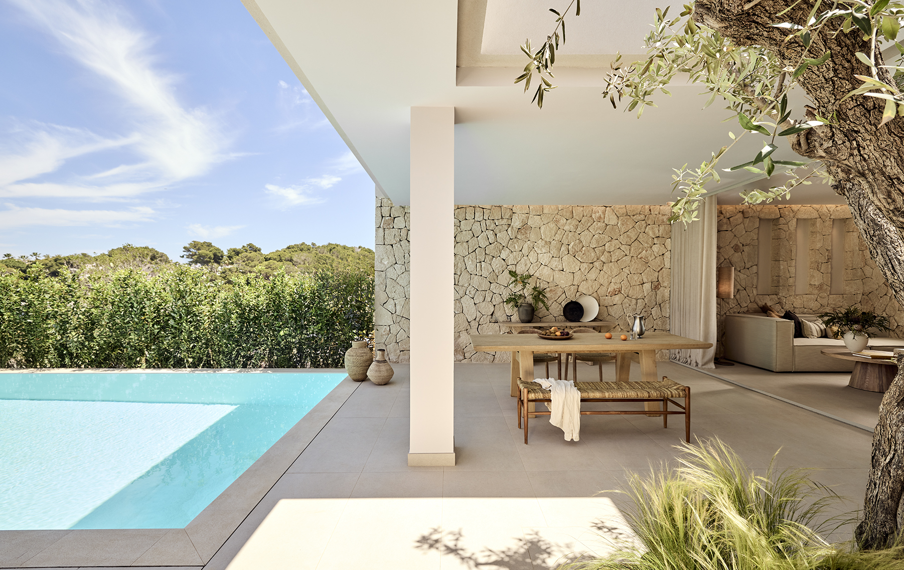 Europe, Spain, Mallorca, Ikos Porto Petro, deluxe two bedroom bungalow suite private pool 