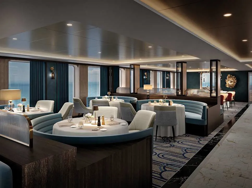 Amphora Restaurant on board Windstar Explorer 