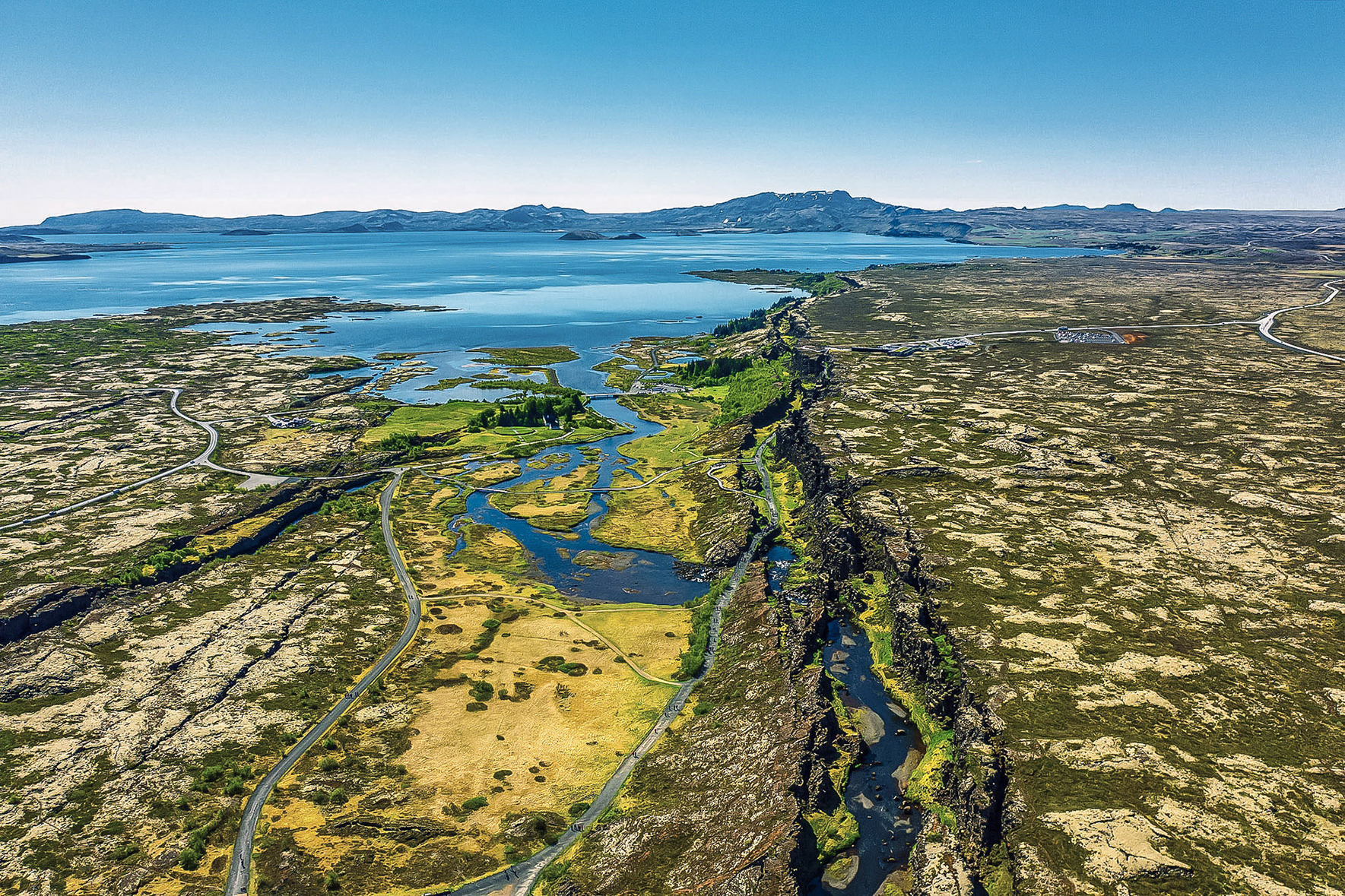 Europe, Iceland, Thingvellir Ridge