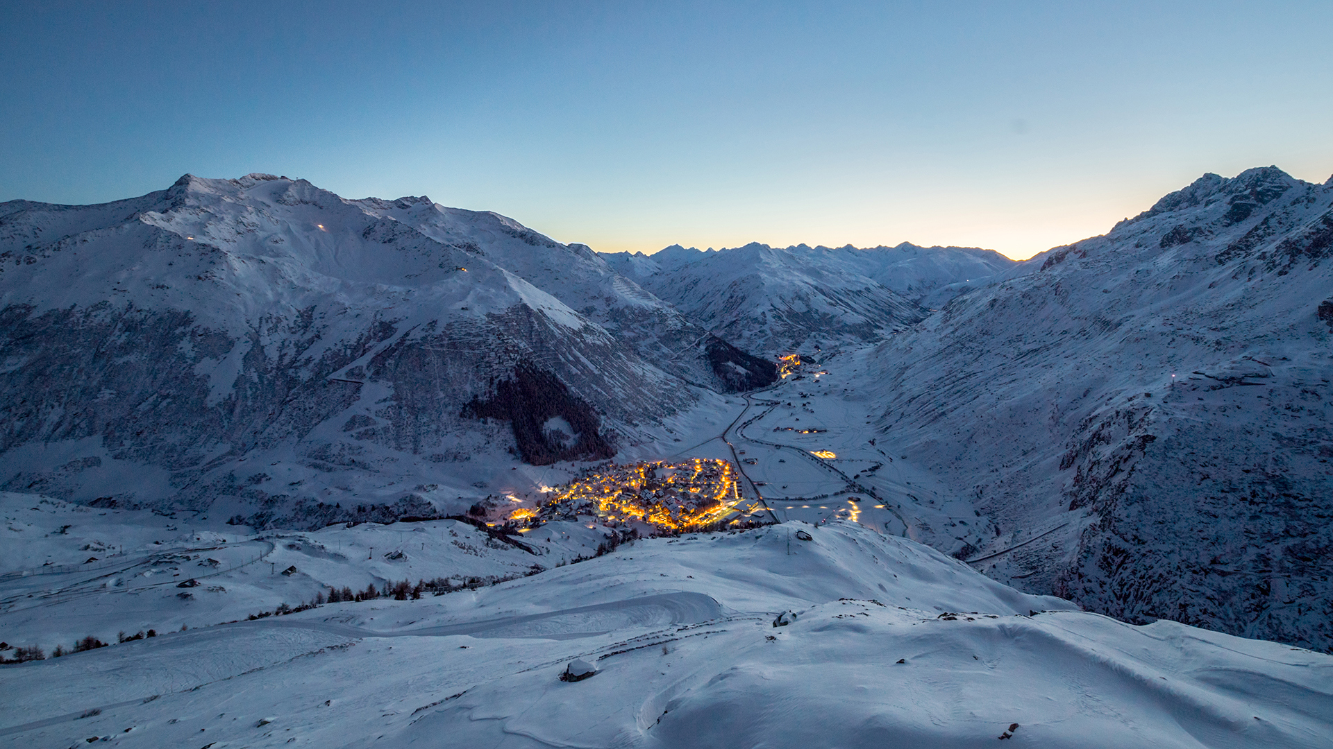 Europe Ski, Switzerland, The Chedi Andermatt, Aerial view