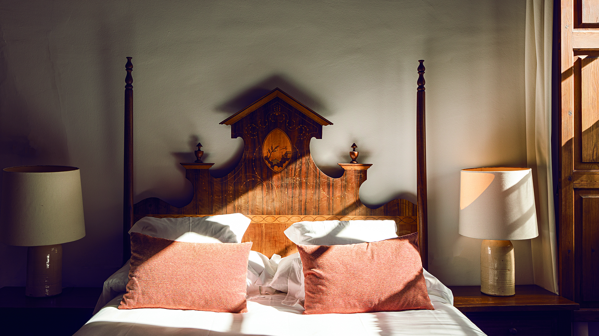 Europe, Spain, Mallorca, La Residencia A Belmond Hotel Mallorca, Bed