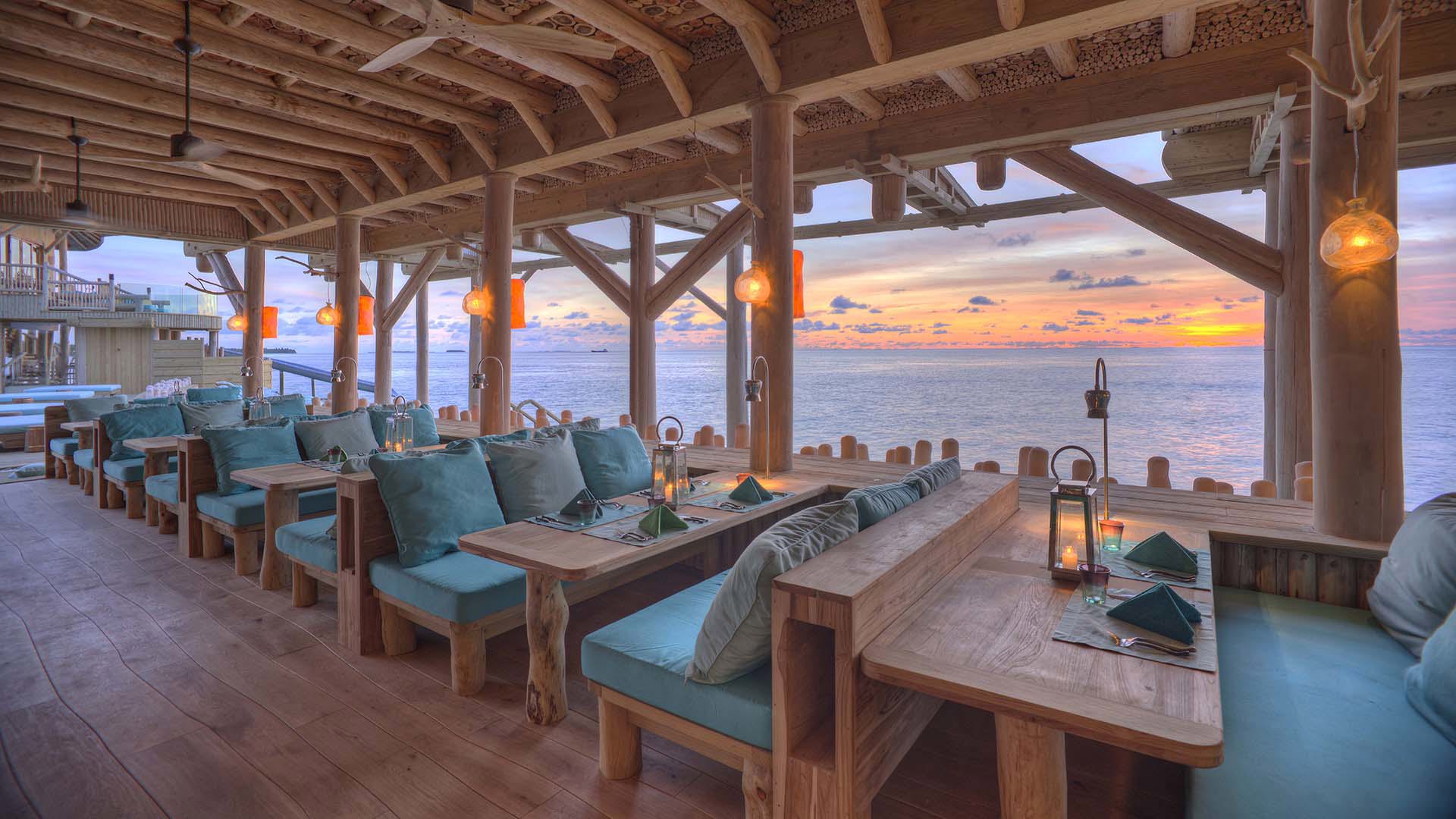 Indian Ocean, Maldives, Soneva Fushi, Out of the Blue interior