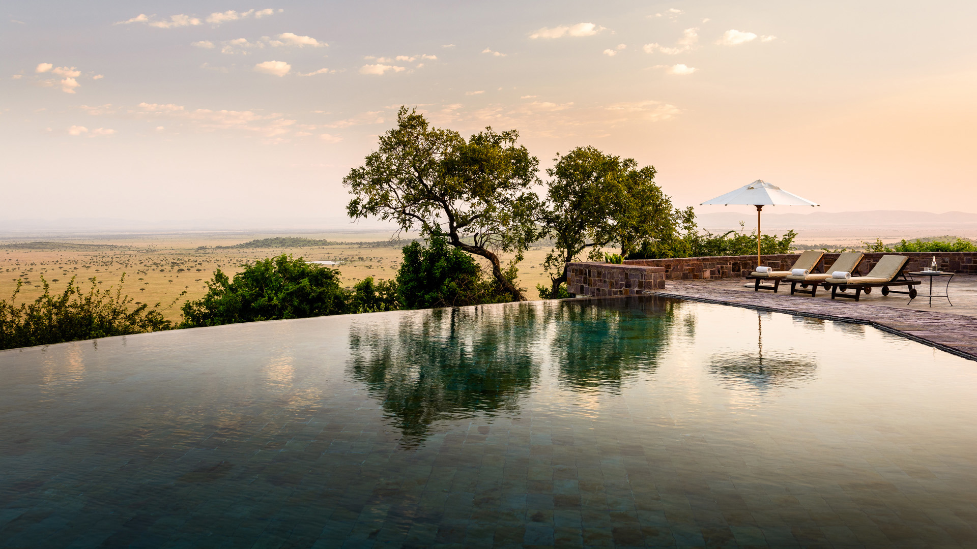  Africa, Tanzania, Singita sasakwa, Pool