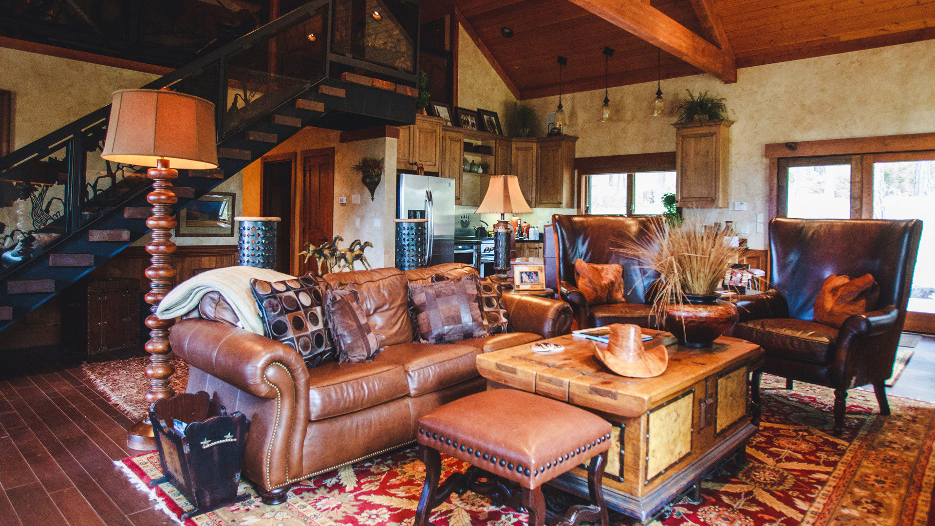  USA, Luxury Montana Holidays, The Resort at Paws Up, Accommodation interior