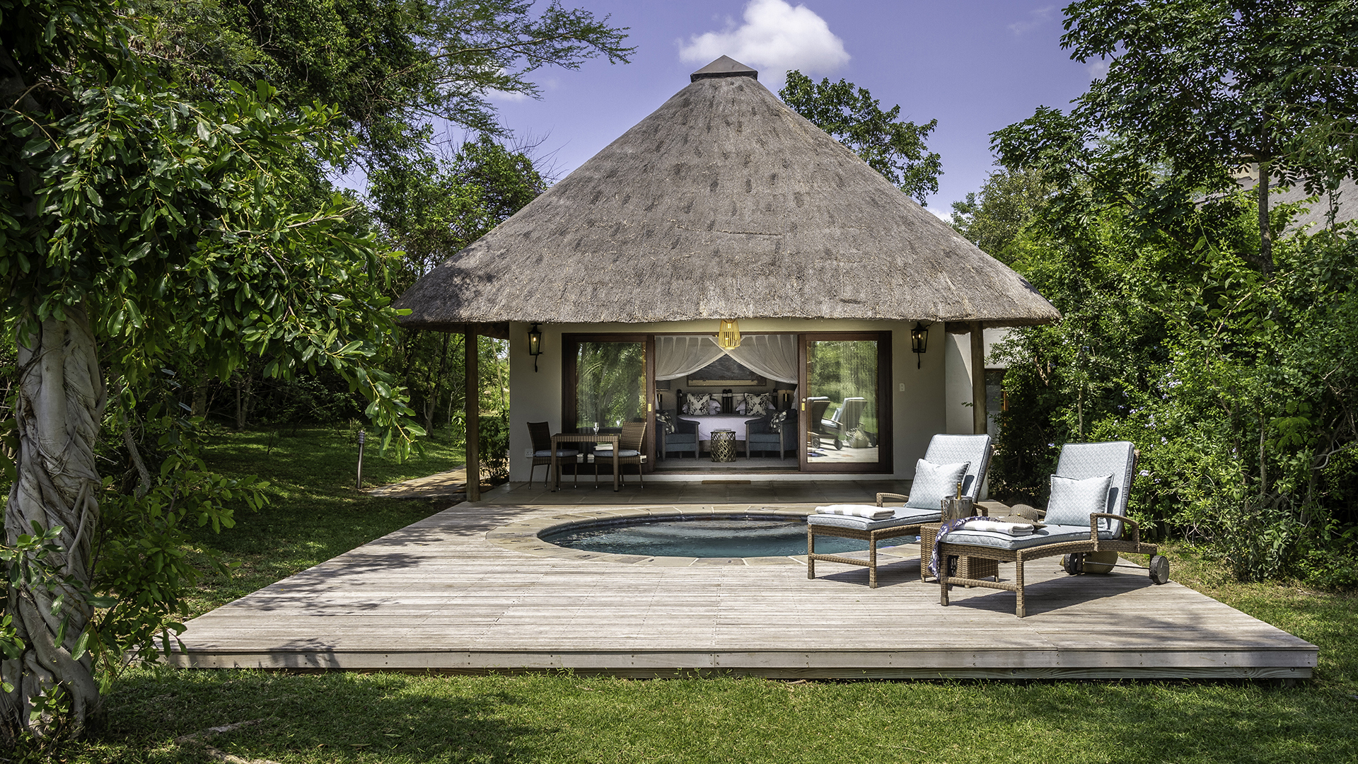  Africa, South africa, Savanna private game reserve, Savanna Suite Pool