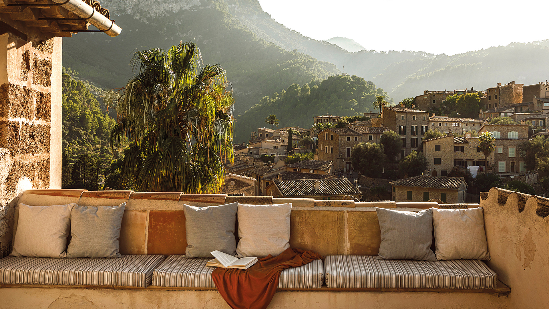 Europe, Spain, Mallorca, La Residencia A Belmond Hotel Mallorca, Outdoor Seating