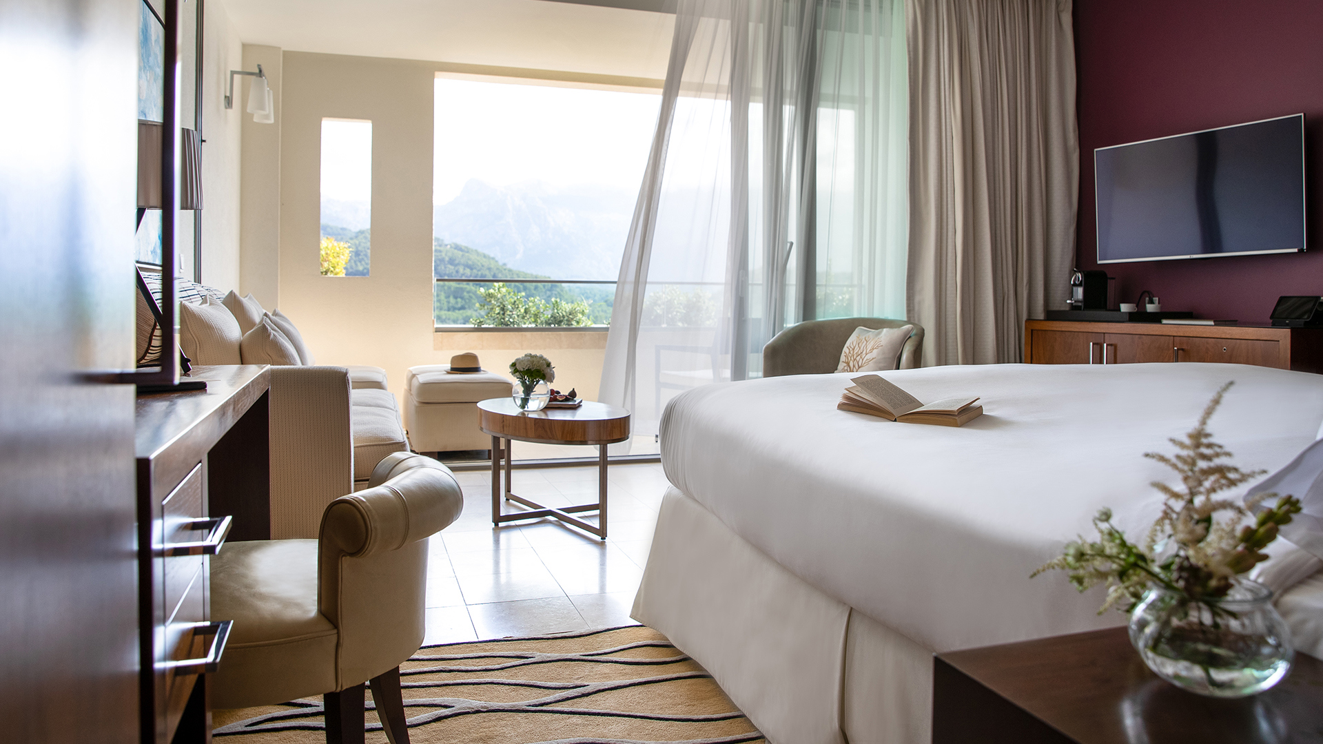 Europe, Spain, Mallorca, Jumeirah Port Soller Hotel & Spa, Grand Deluxe Mountain View