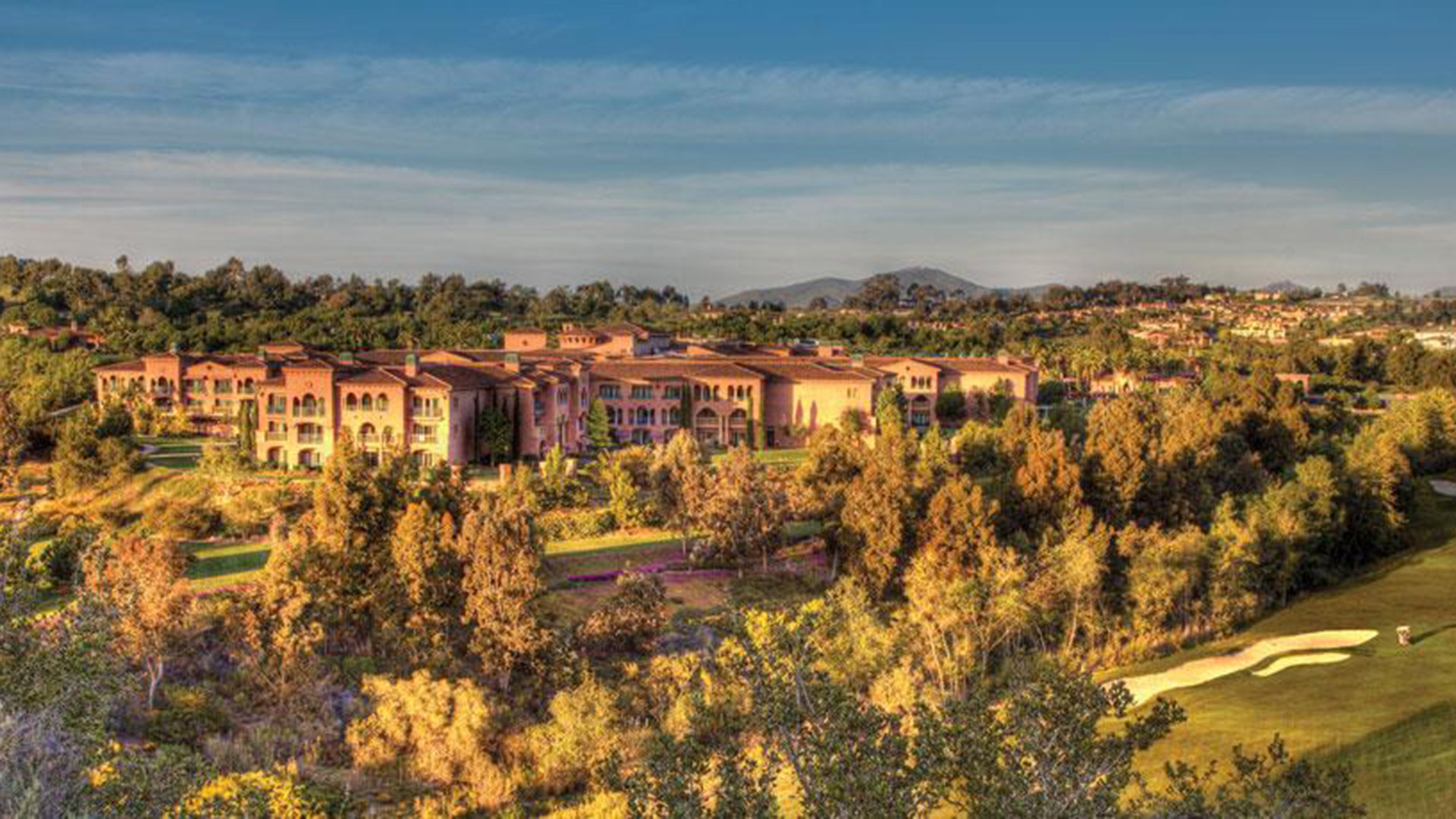  North America, California, Fairmont Grand Del Mar, Aerial View