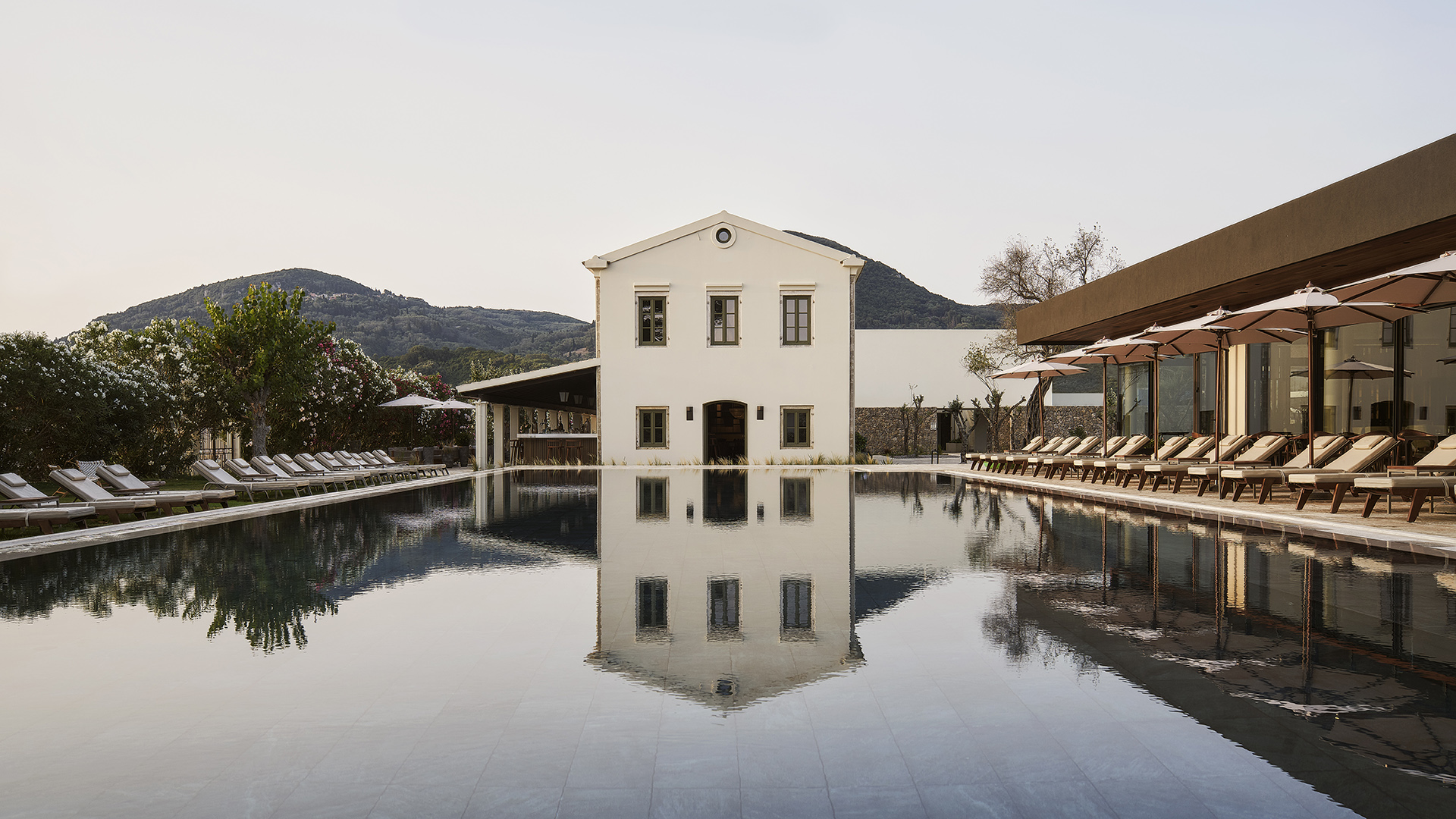 Europe, Greece, Corfu, Olivar Suites, Pool