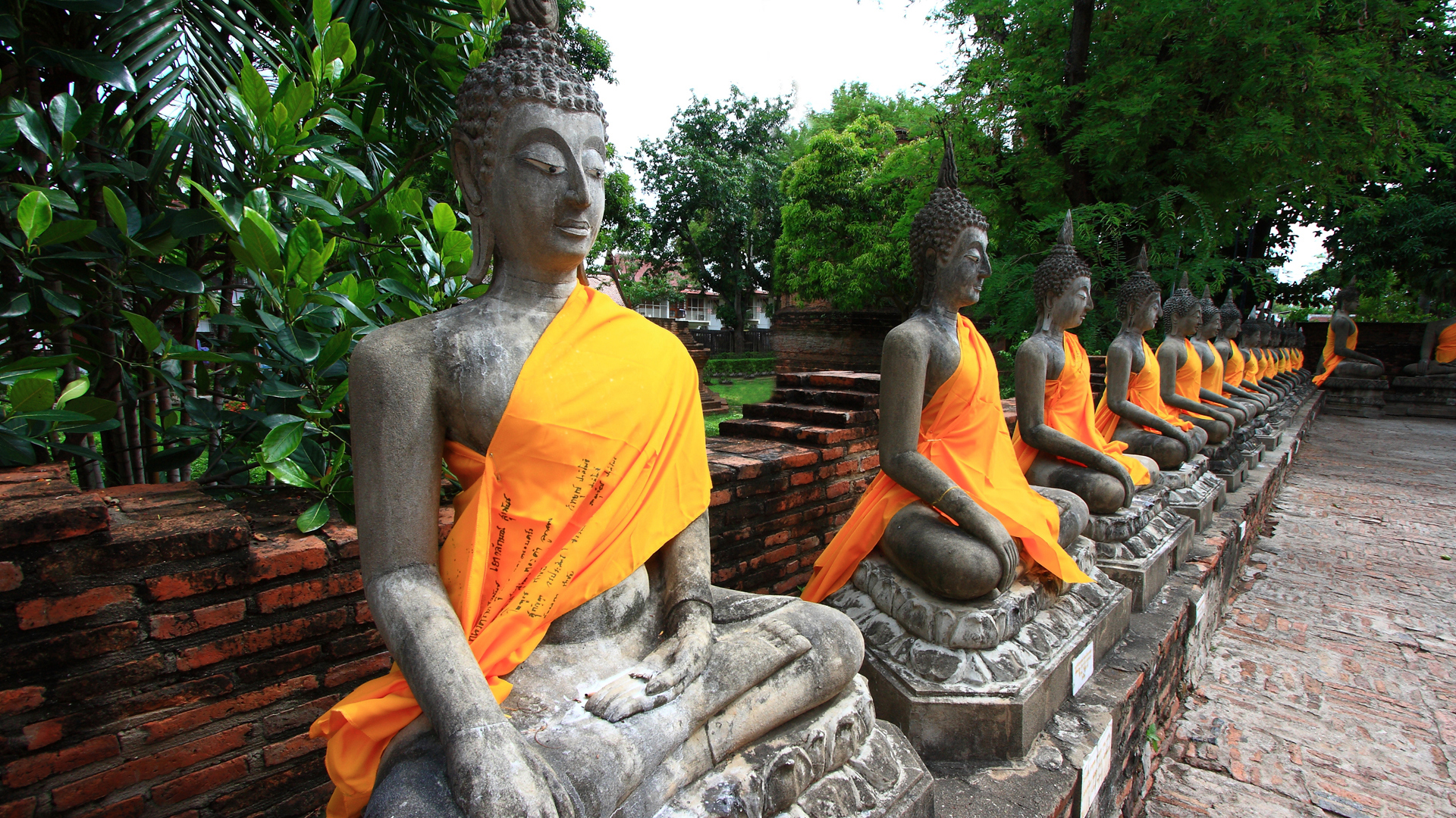 Temple statues