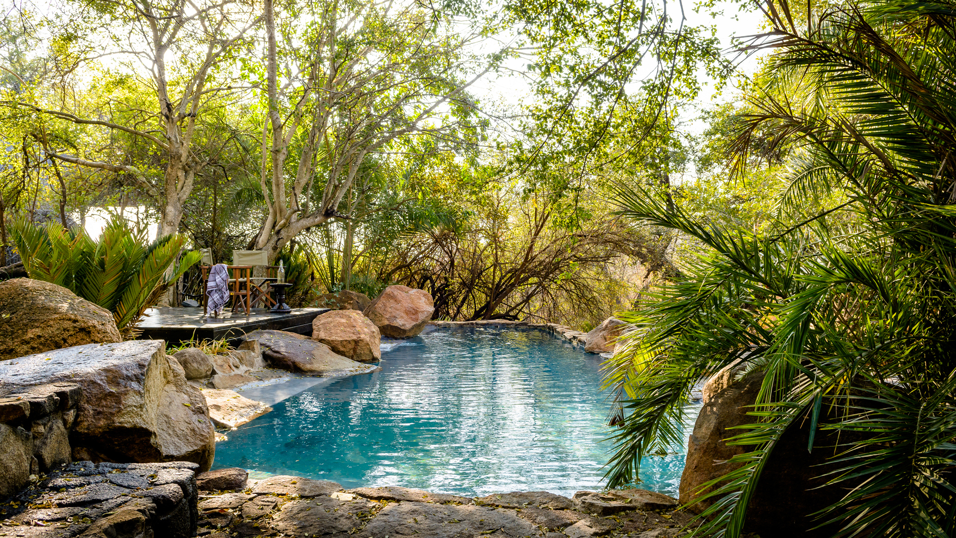 Africa, South Africa, Singita Ebony Lodge, Pool