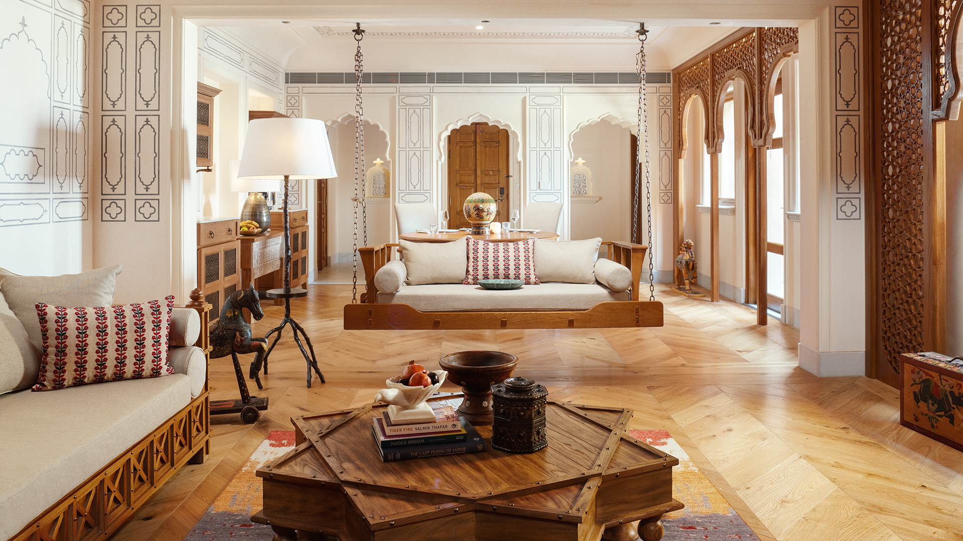 Worldwide, India, Six Senses Fort Barwara, Rani Rajkumari Suite Lounge