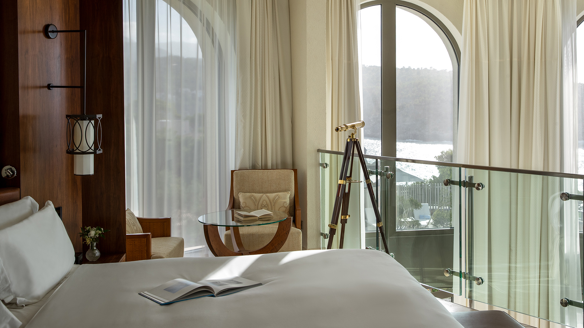 Europe, Spain, Mallorca, Jumeirah Port Soller Hotel & Spa, Signature Lighthouse Suite Bedroom