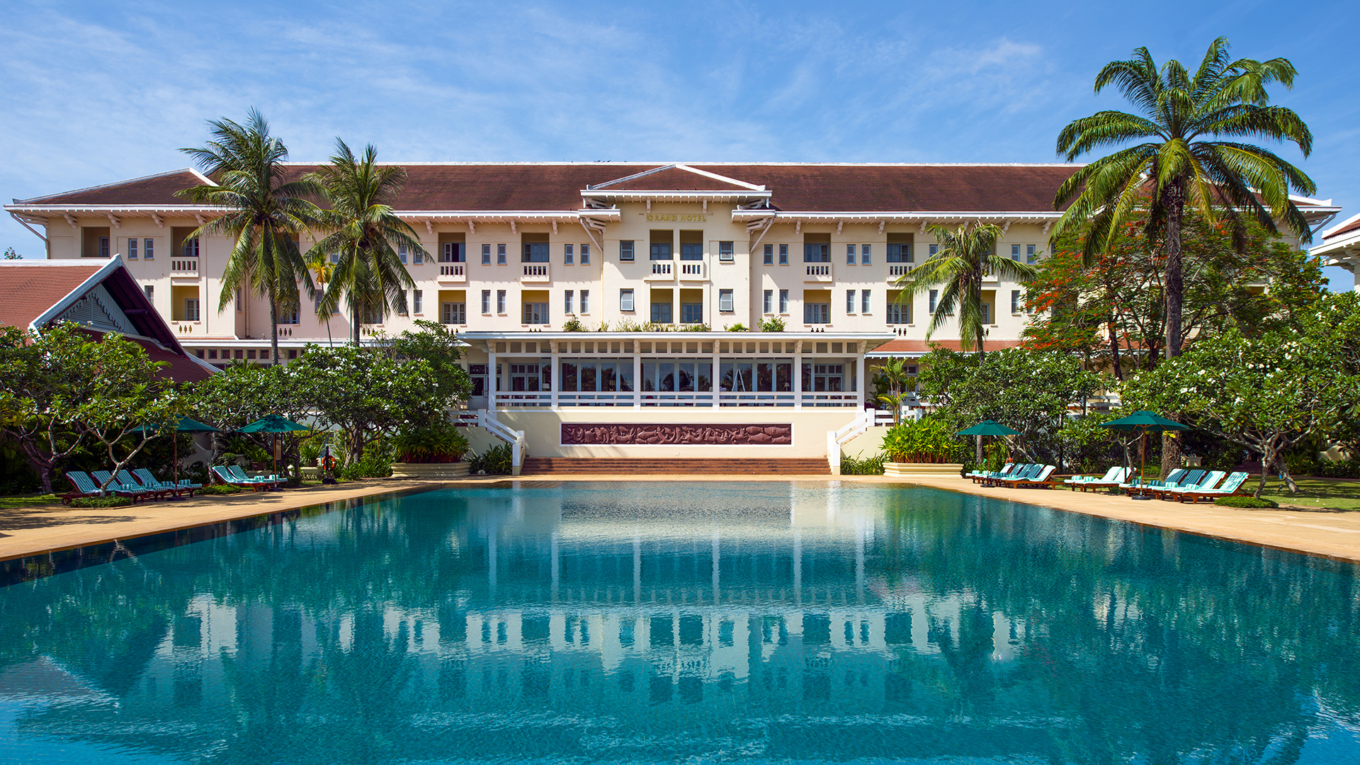 Worldwide, Cambodia, Raffles Grand Hotel D'Ankor, Pool