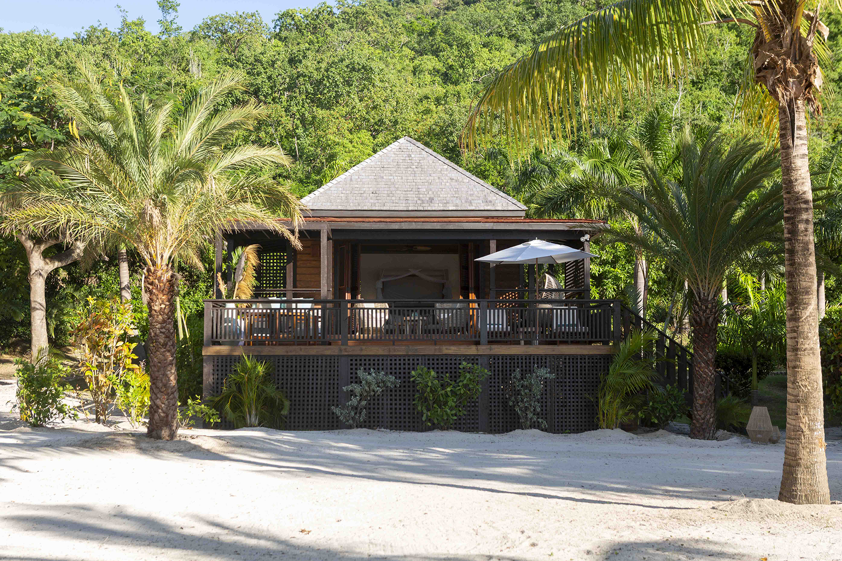 Caribbean & Mexico, Antigua, Hermitage Bay, beachfront villa suite exterior