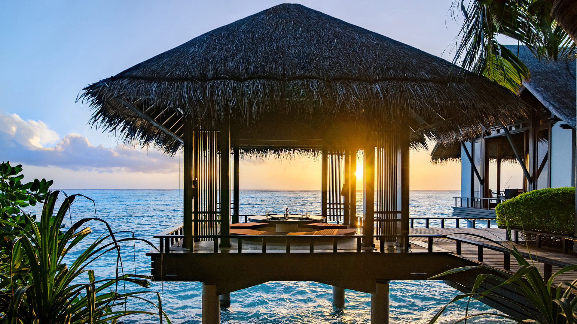 Indian Ocean, Maldives, One&Only Reethi Rah, Tapasake over water pavilion