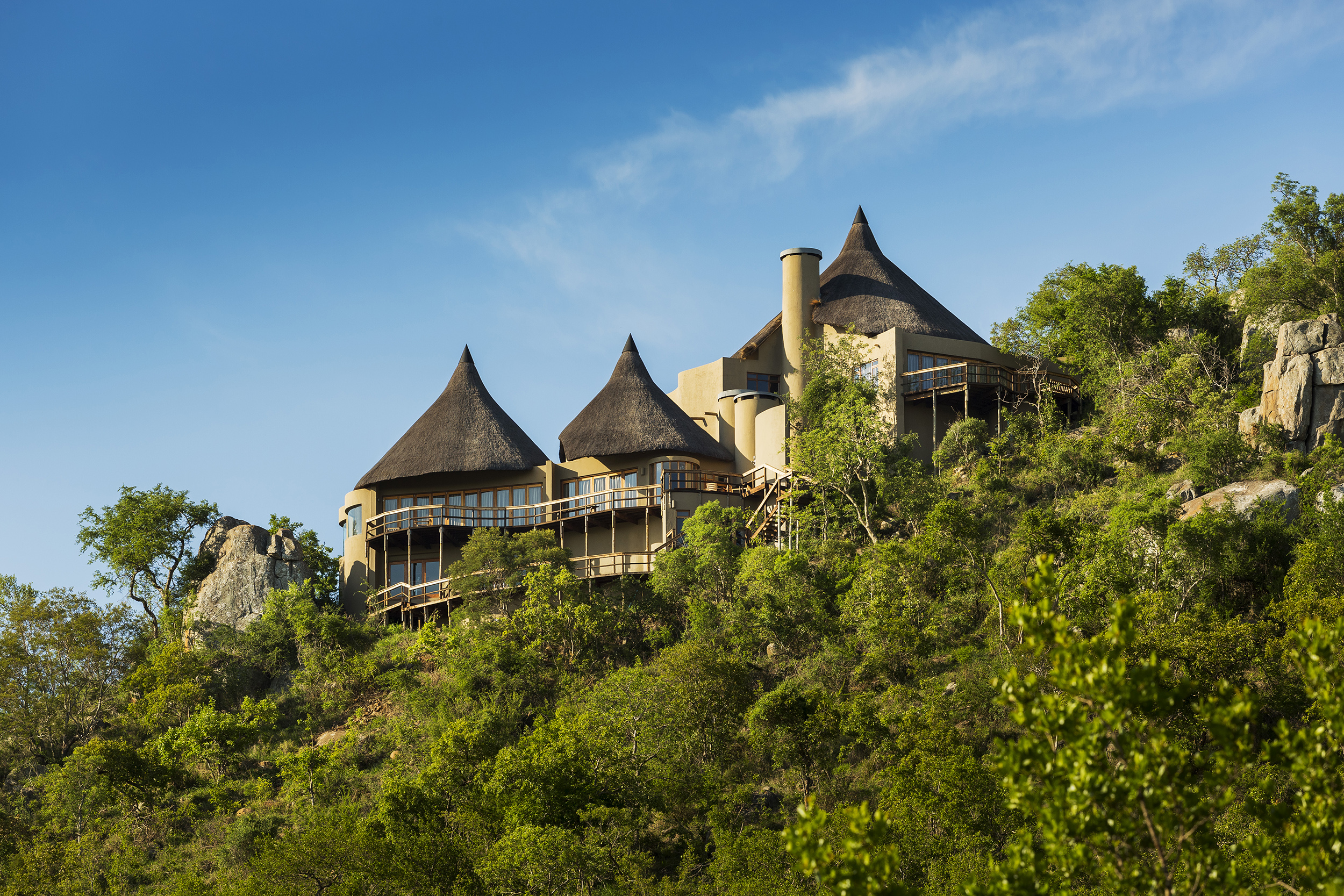 Africa, South Africa, Ulusaba Rock Lodge, Exterior