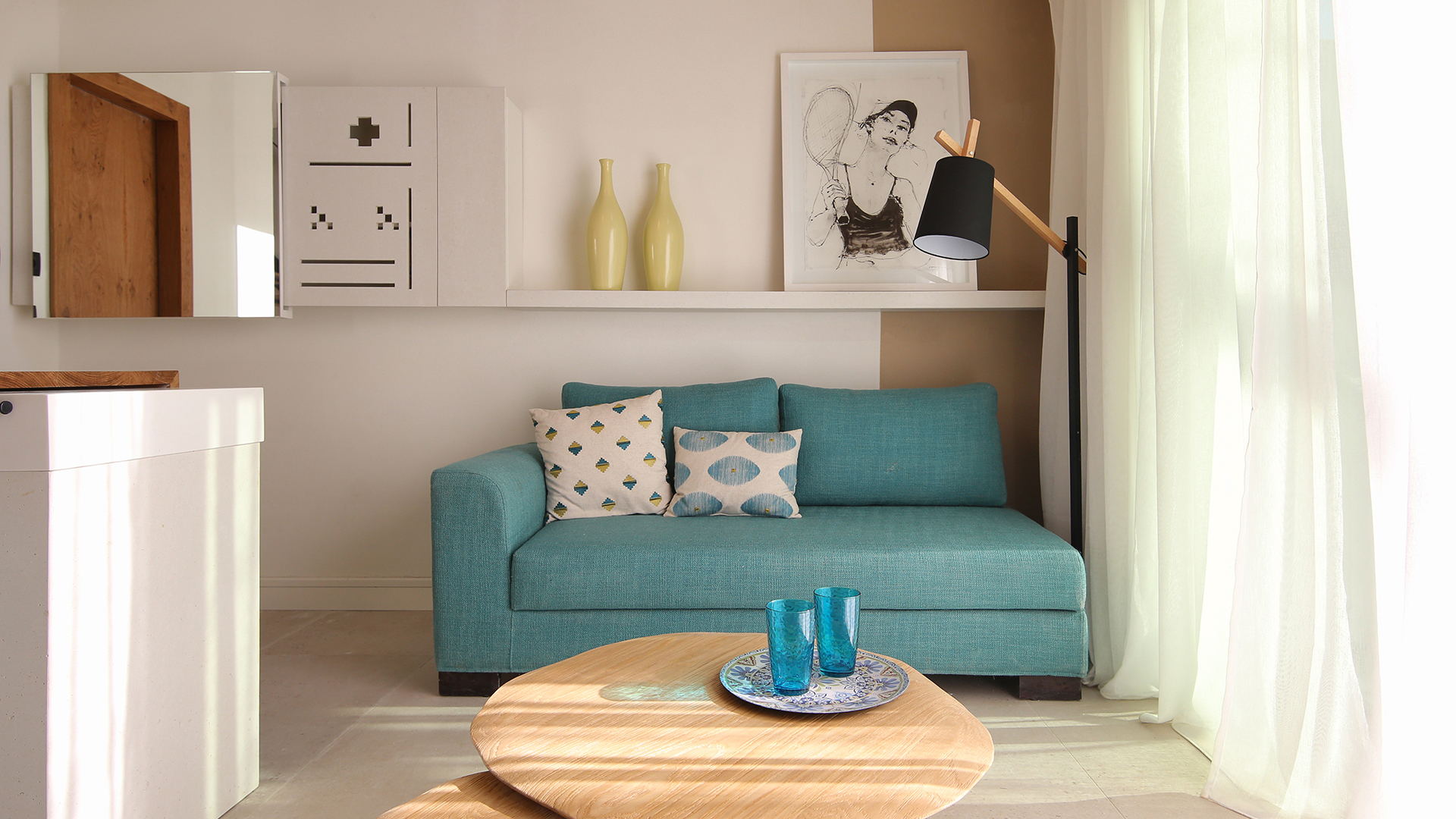 Europe, Greece, Crete, Domes Noruz Chania, Sublime Loft Couch