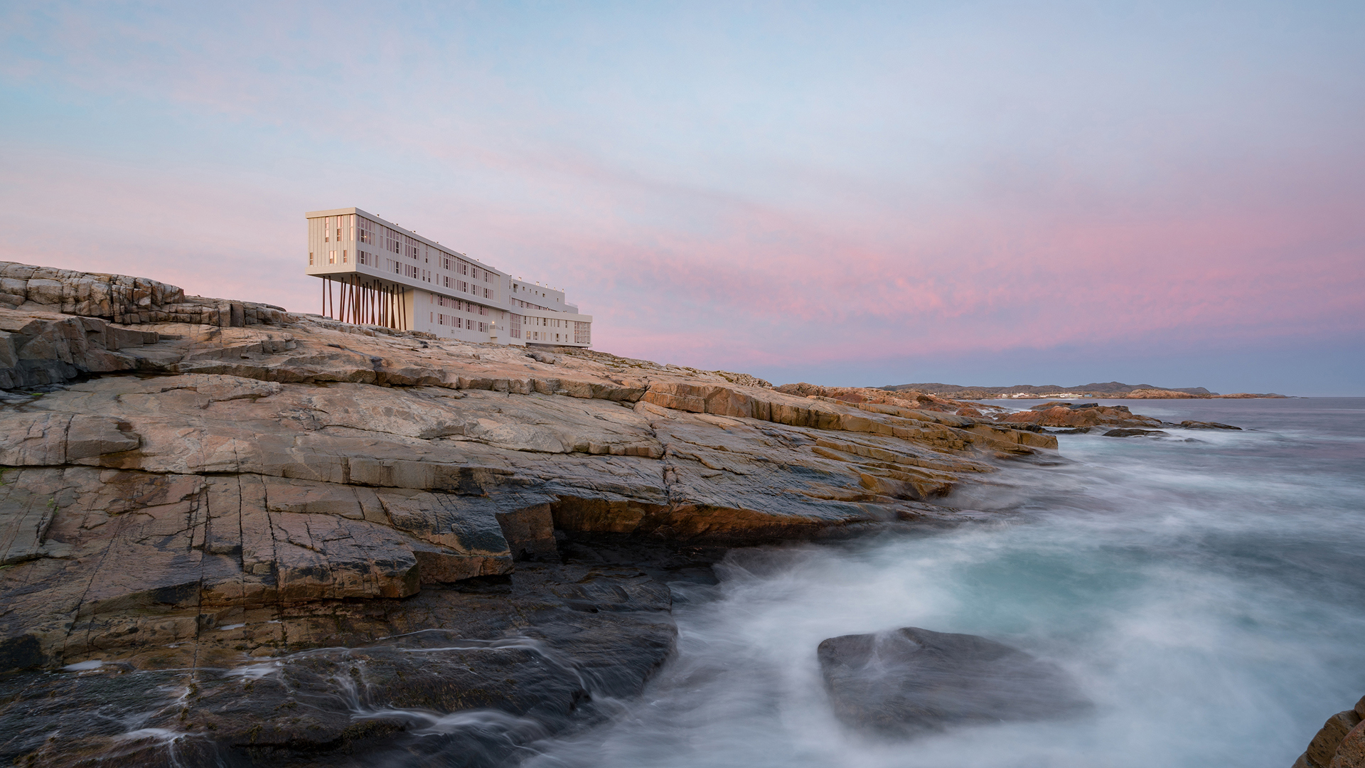  North America & Canada, Canada, Newfoundland, Fogo Island Inn, The Inn Exterior