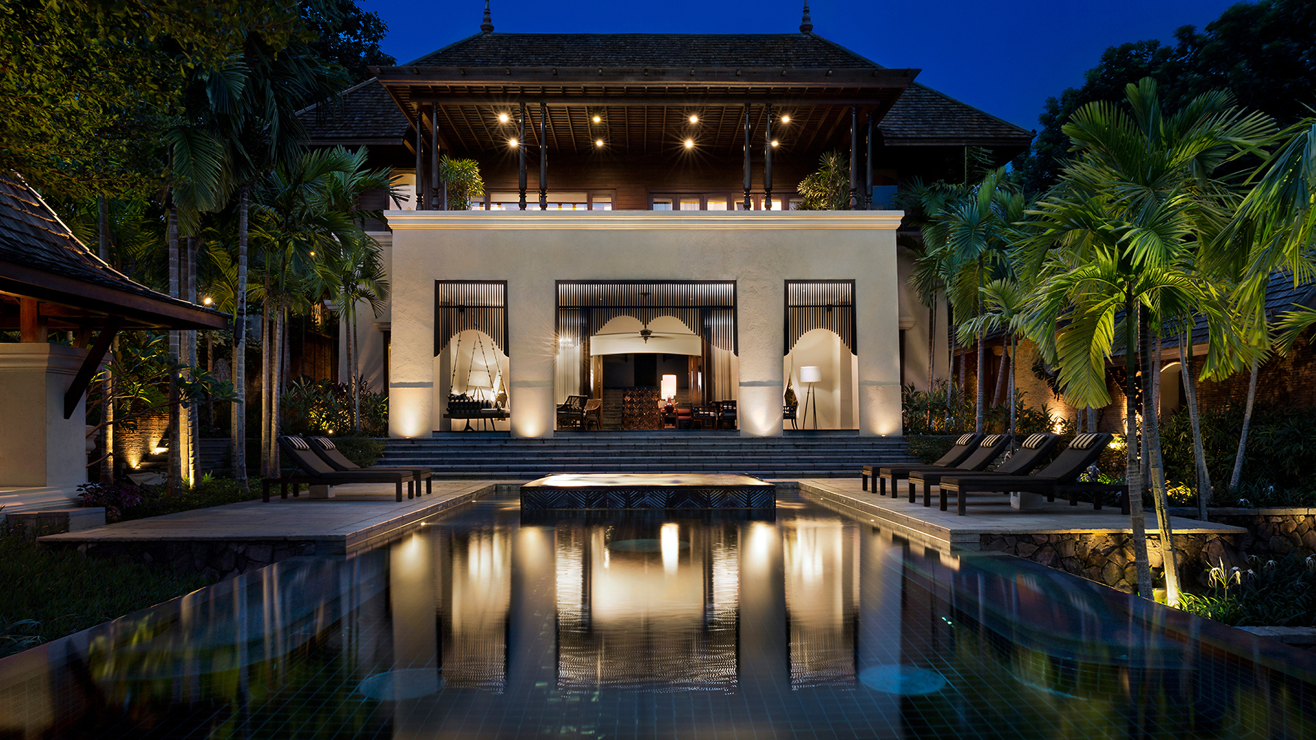 India, Far East & Australasia, Thailand, Four Seasons Resort Chiang Mai,  View of Pool