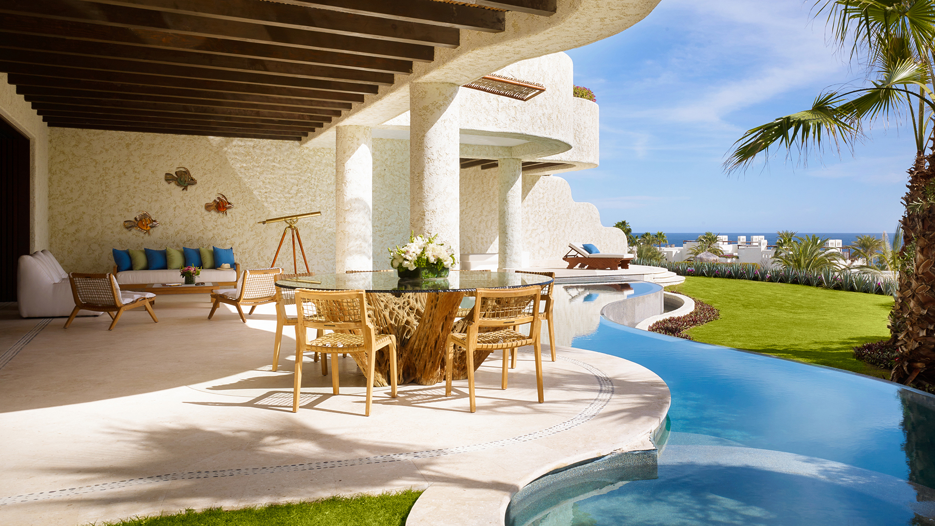 Luxury Mexico Holidays, Los Cabos, Las Ventanas Al Paraíso A Rosewood Resort, Outdoor Patio Terrace