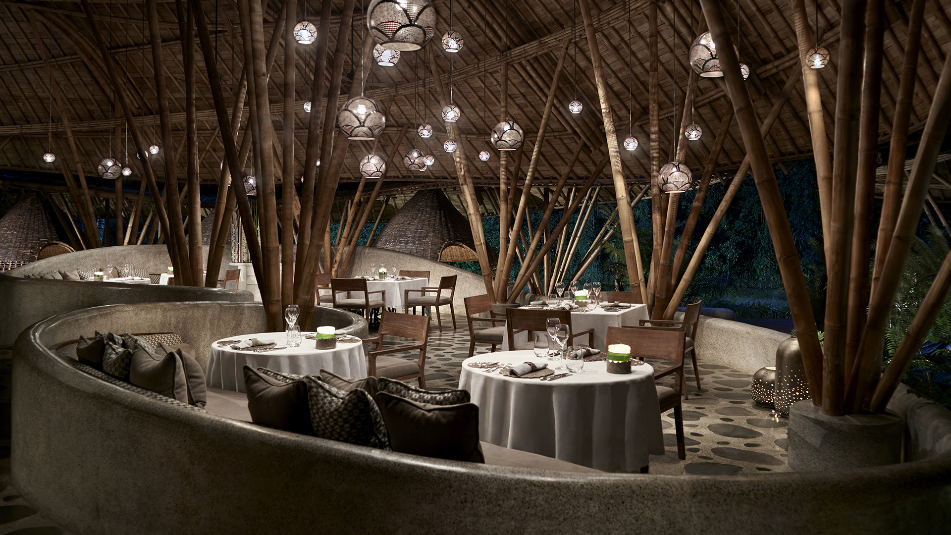  Worldwide, Indonesia, Ubud, Mandapa a Ritz-Carlton Reserve, Kubu Restaurant