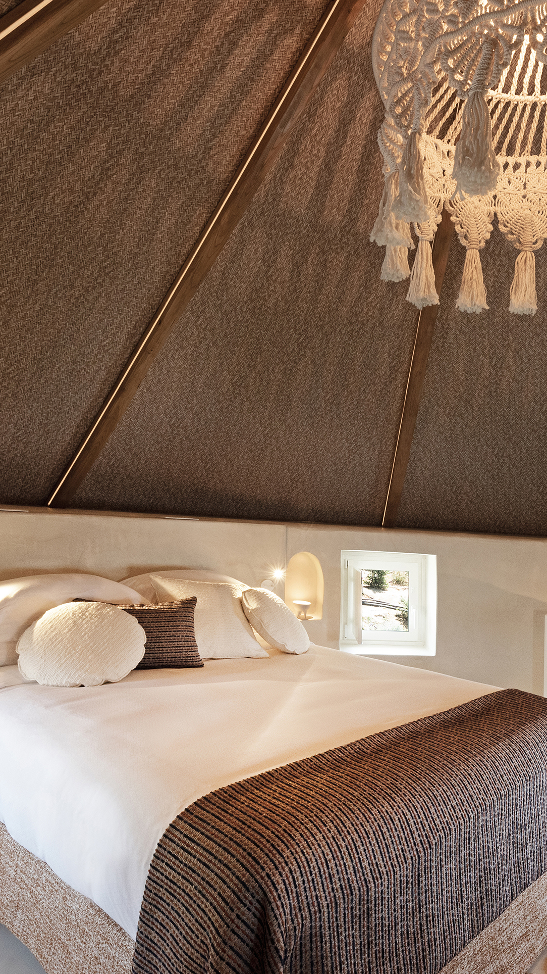 Europe, Greece, Santa Marina, A Luxury Collection Resort, Mykonos, The Windmill Bedroom
