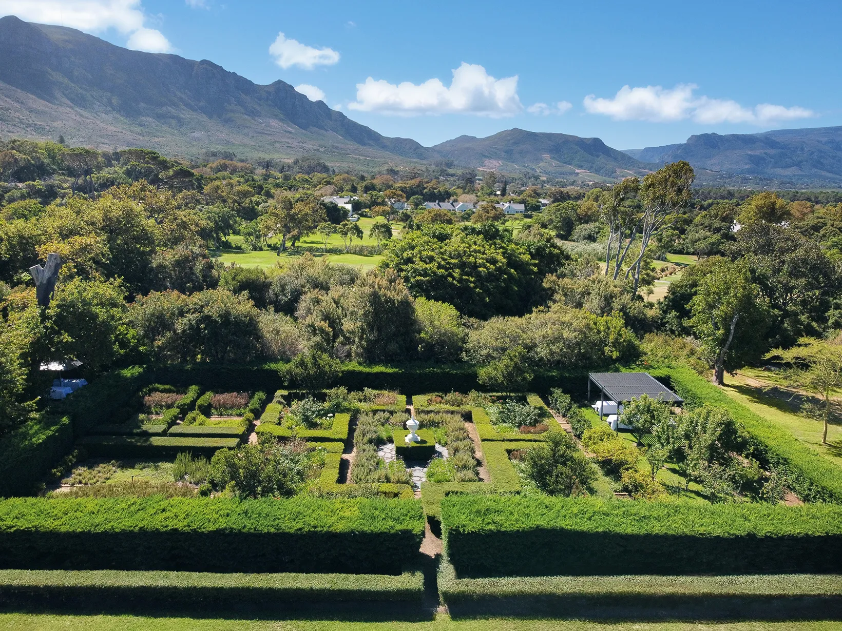 Africa, South Africa, Steenberg, Formal Garden 