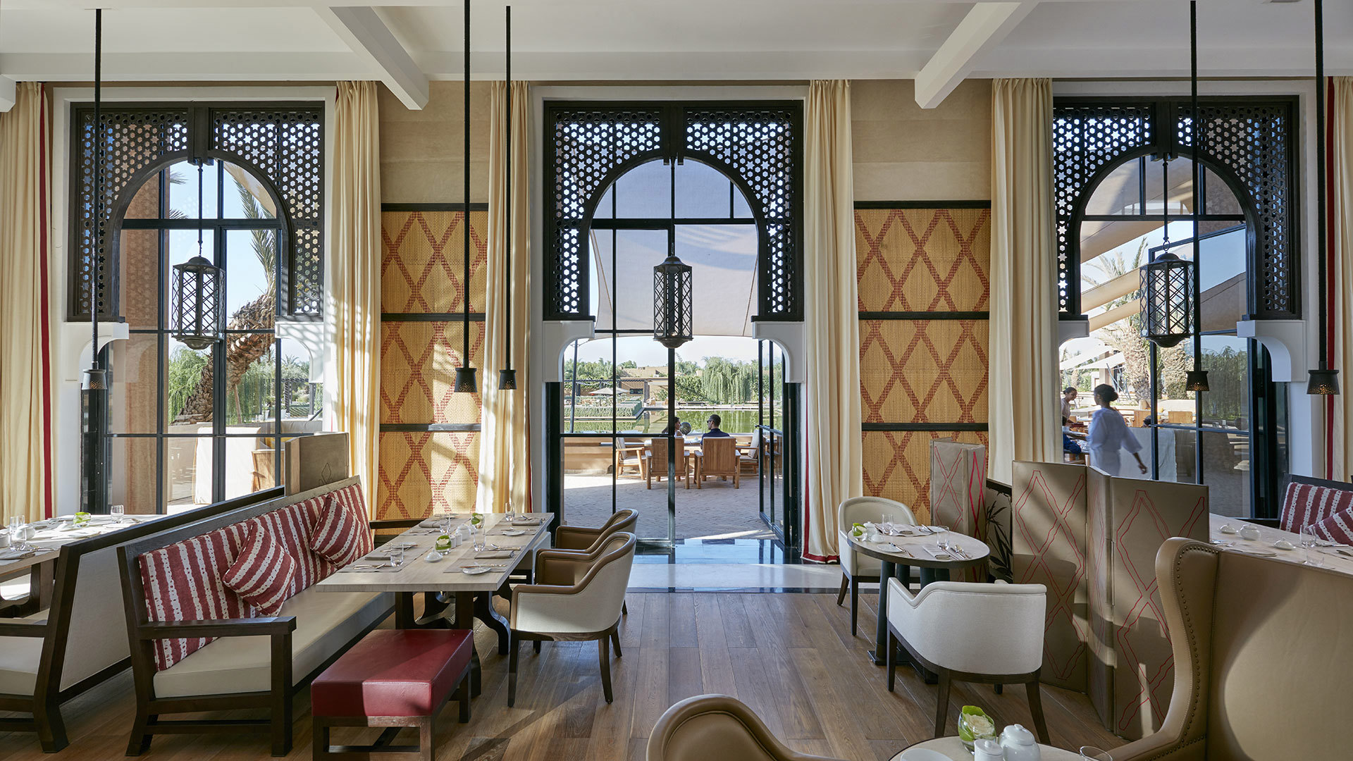 Europe, Morocco, Mandarin Oriental Marrakech, Mes'Lalla Restaurant