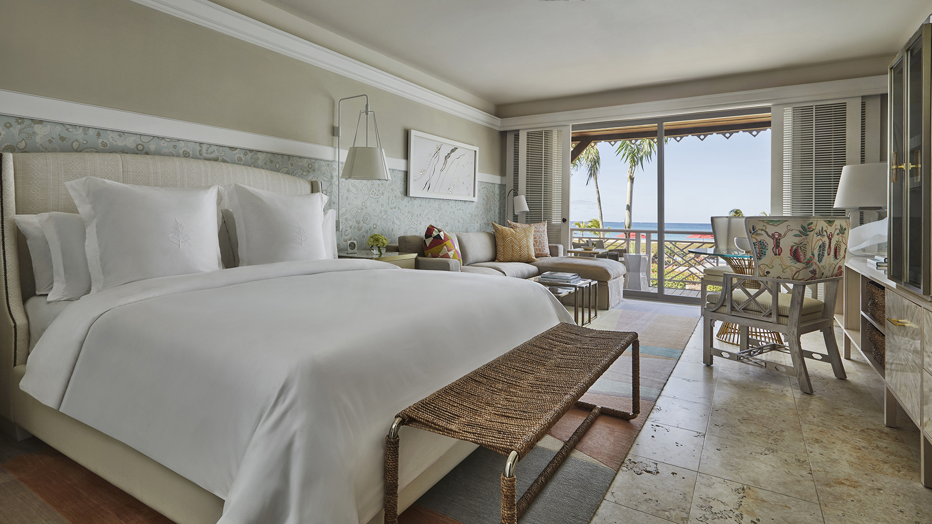 Luxury Caribbean Holidays, Nevis, Four Seasons Resort Nevis, Luxury Suite bedroom