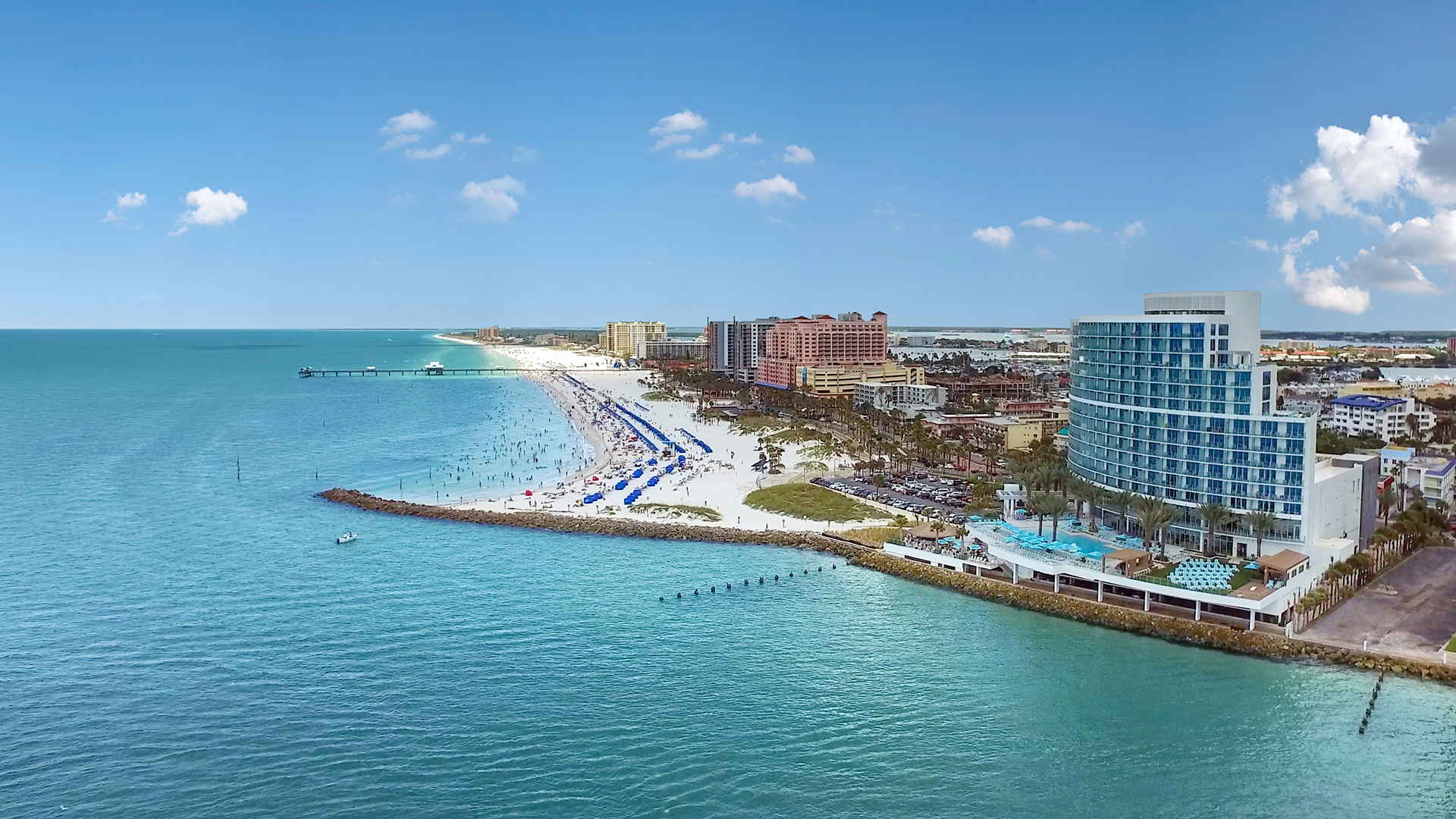 USA, Florida, Opal Sands Resort, Exterior