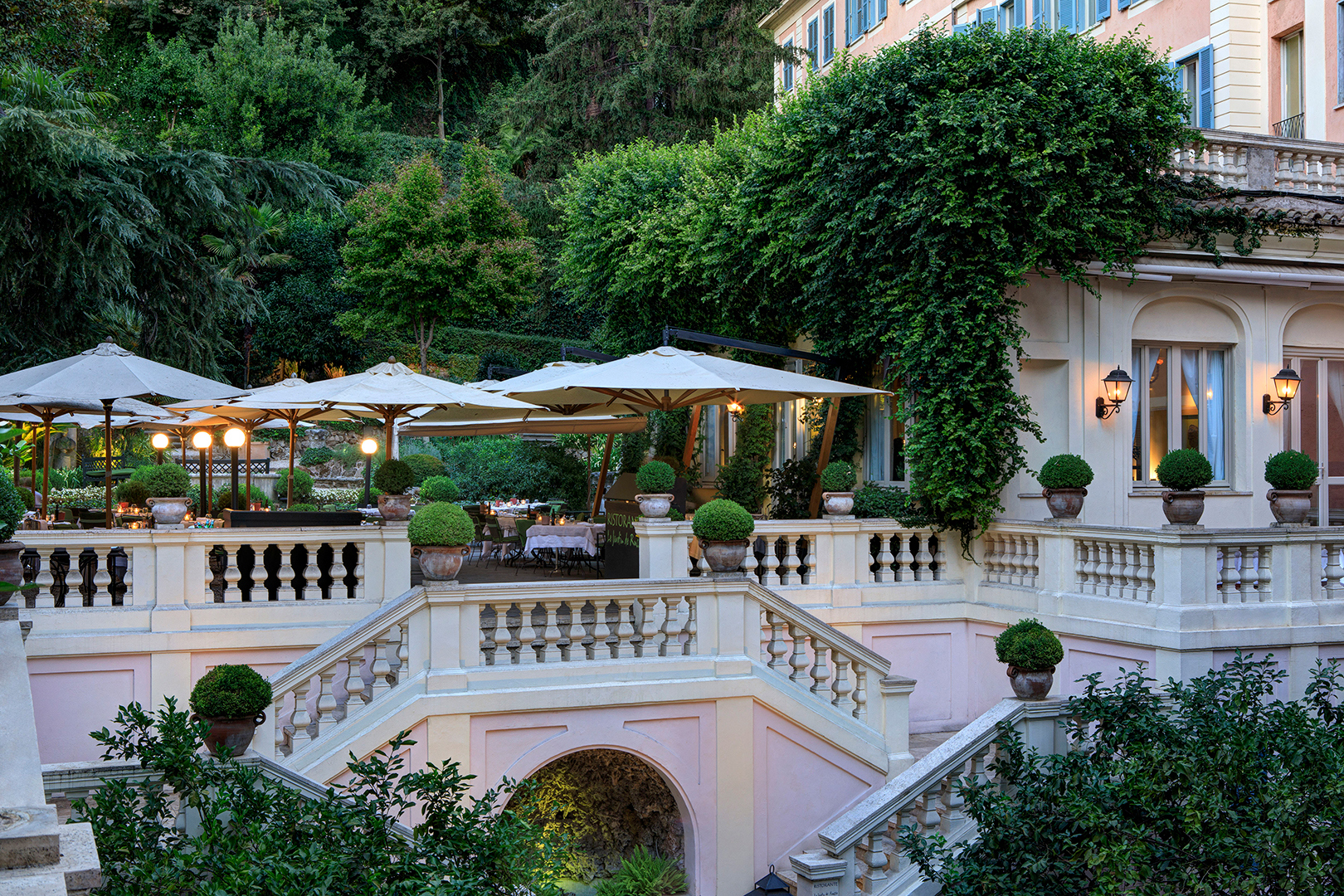 Europe, Italy, Rome, Hotel de Russie - A Rocco Forte Hotel, Terrace