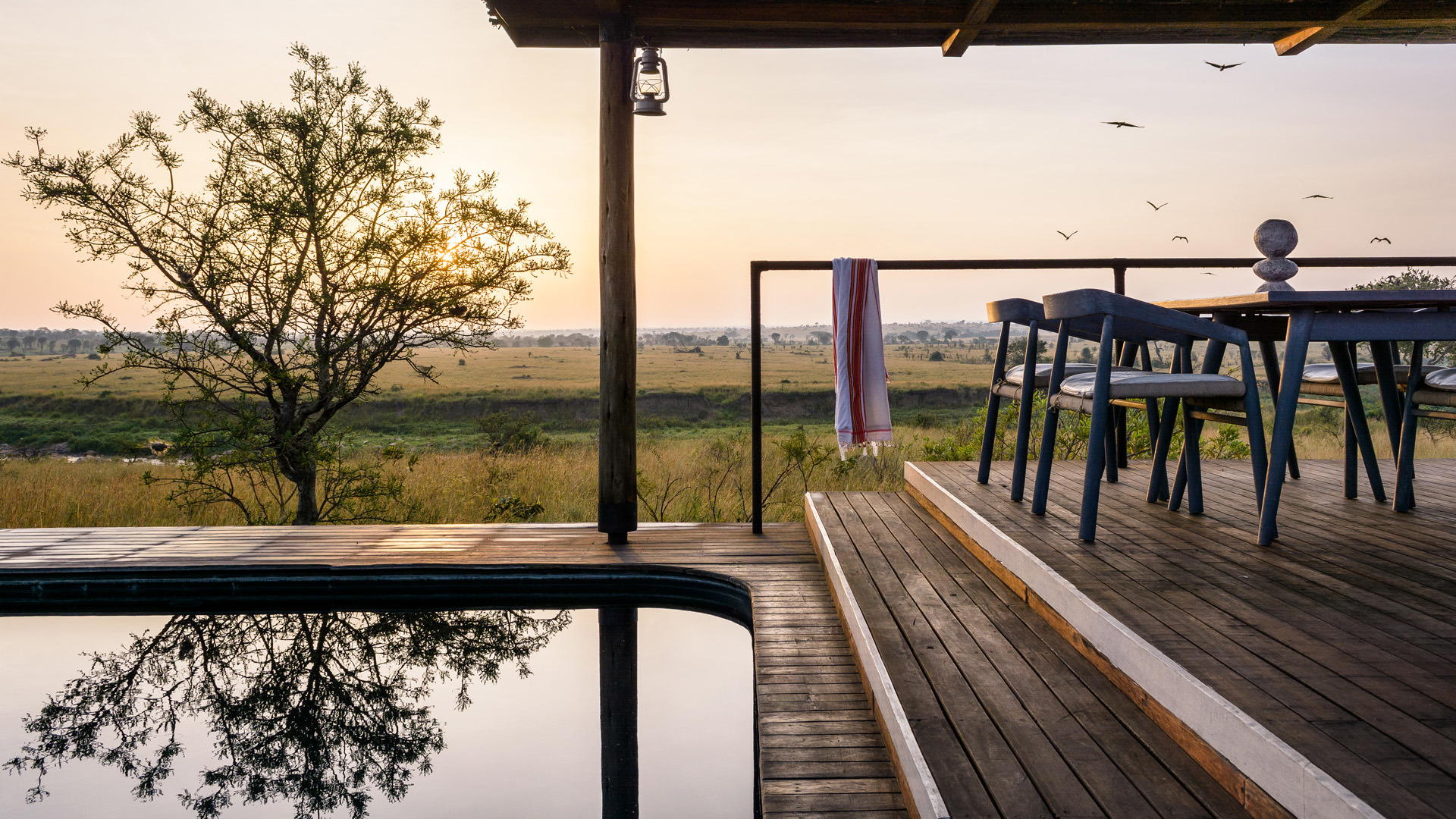  Africa, Tanzania, Singita Mara River, Pool