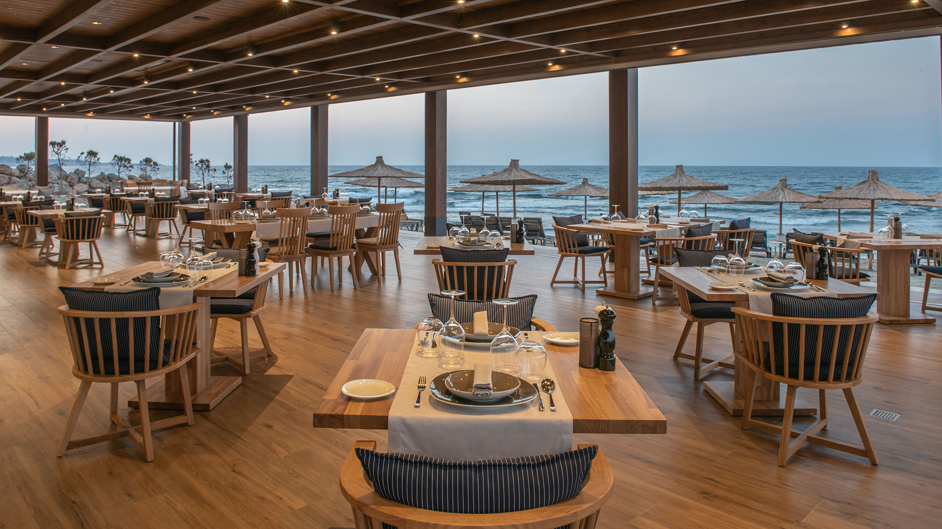 Europe, Crete, Nana Princess, Eternal Blue Restaurant 