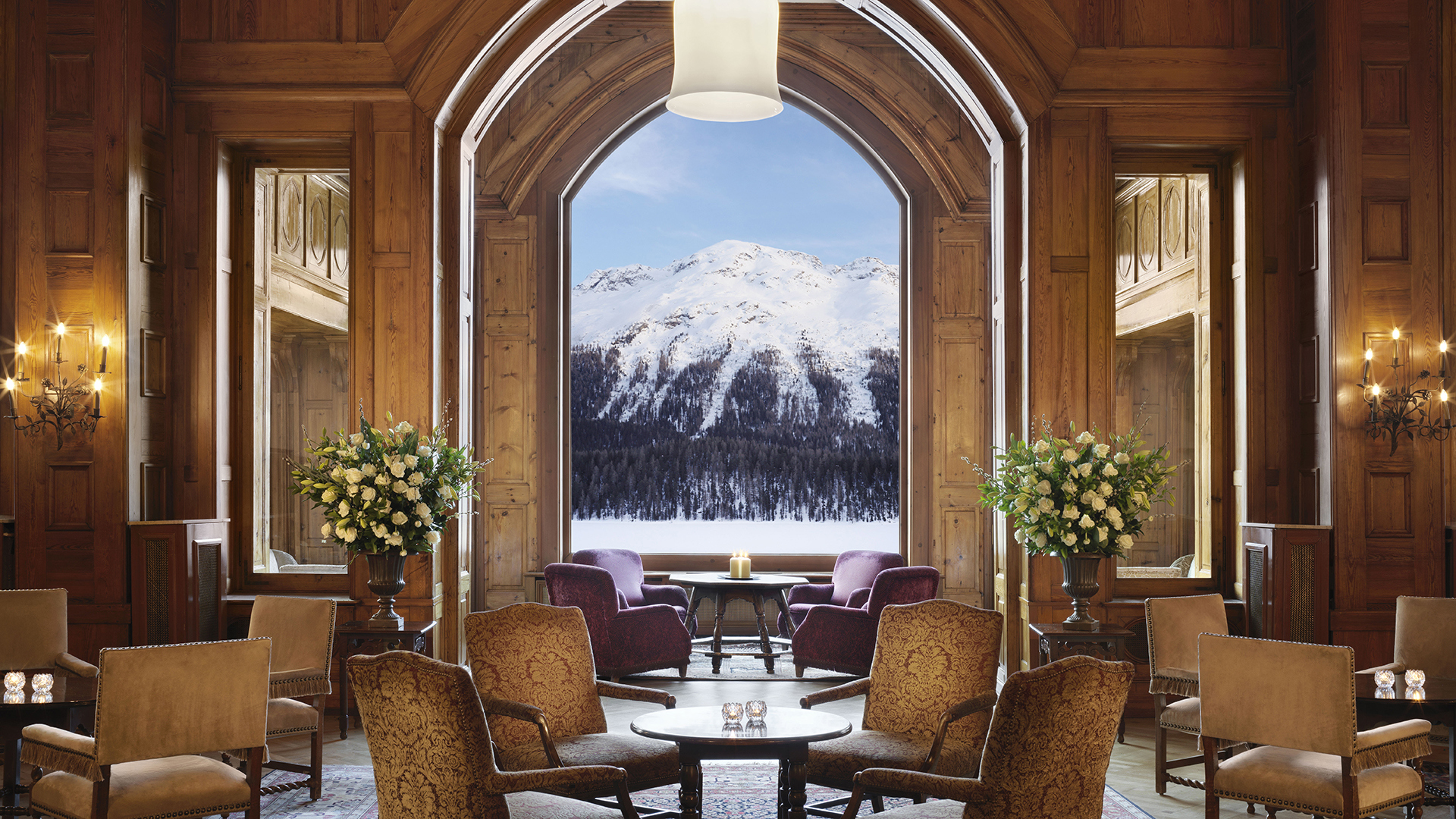 Ski & Snow, St Moritz, Switzerland, Badrutt's Palace Hotel, Le Grand Hall