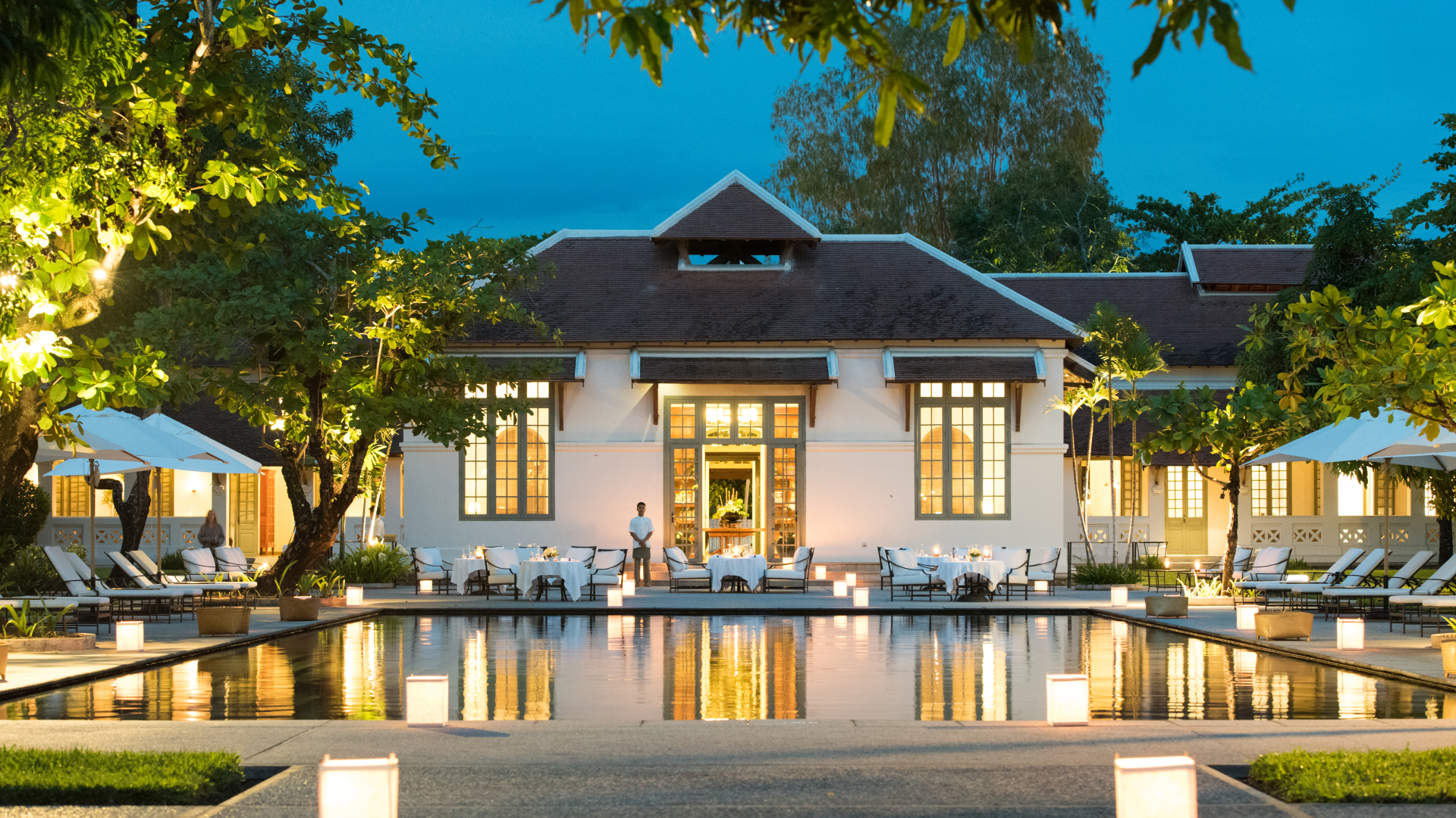  Worldwide, Laos, Luang prabang - amansara, Poolside Dining
